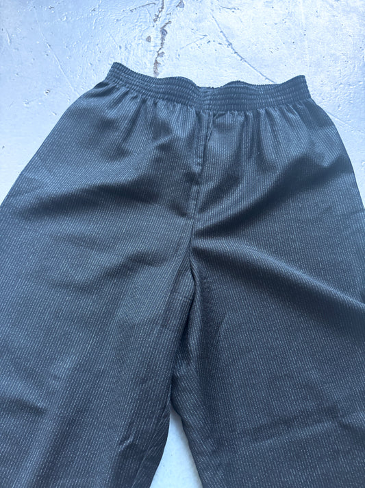 raf simons aw98 pinstripe wool wide trouser