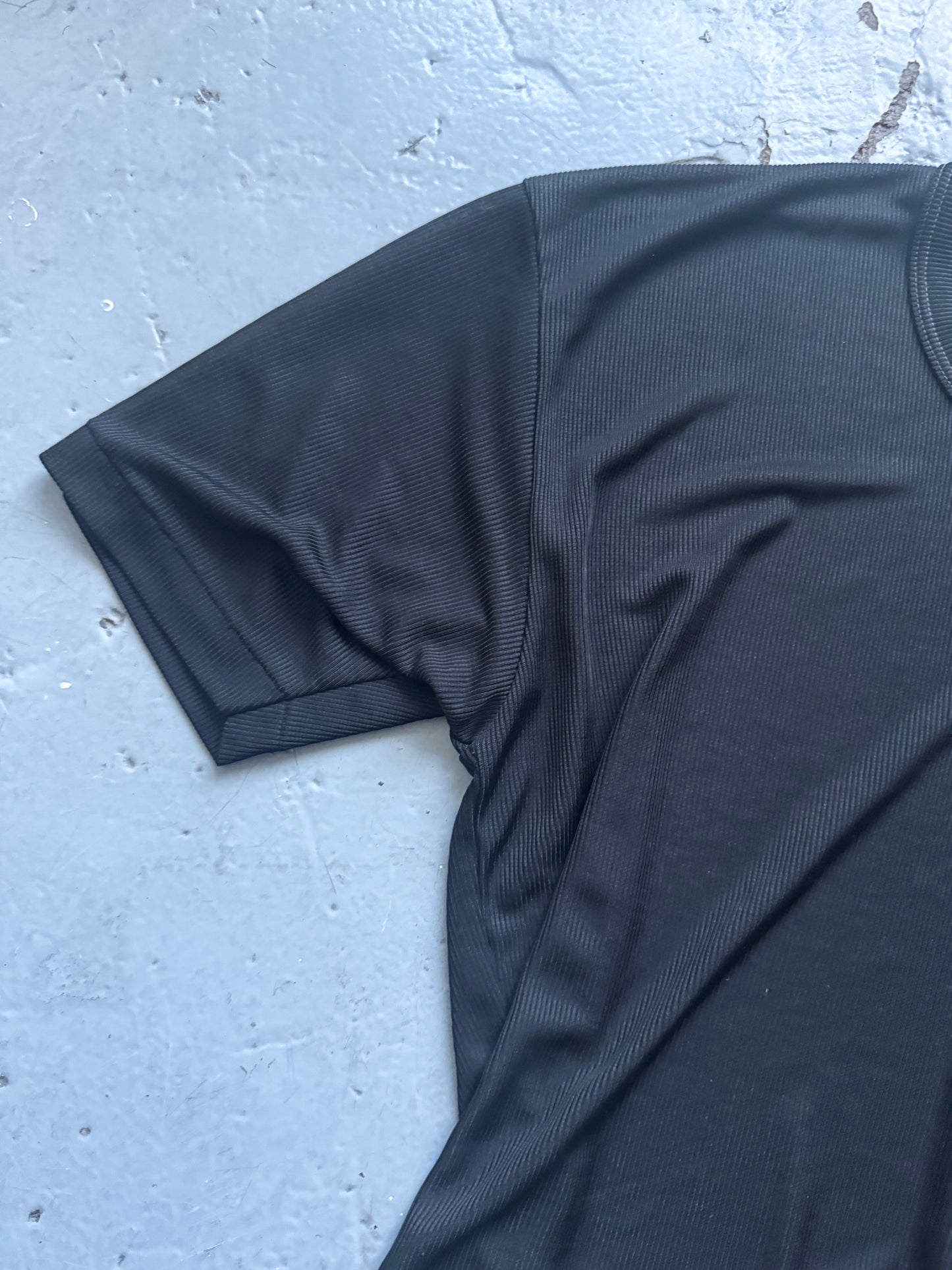 helmut lang 90s pure silk semi sheer tee