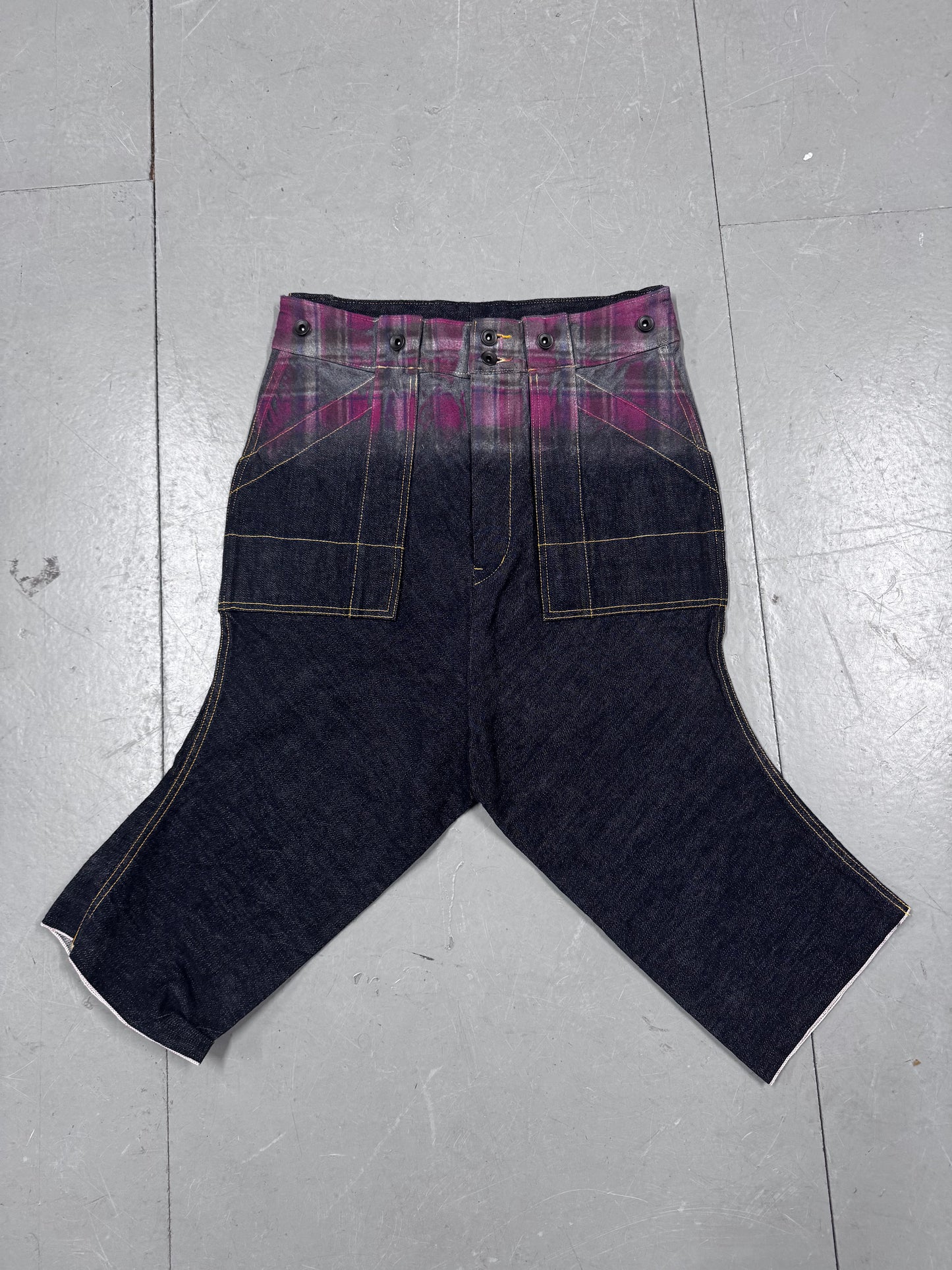 S/STERE Sistere Twist Leg Cropped Jeans