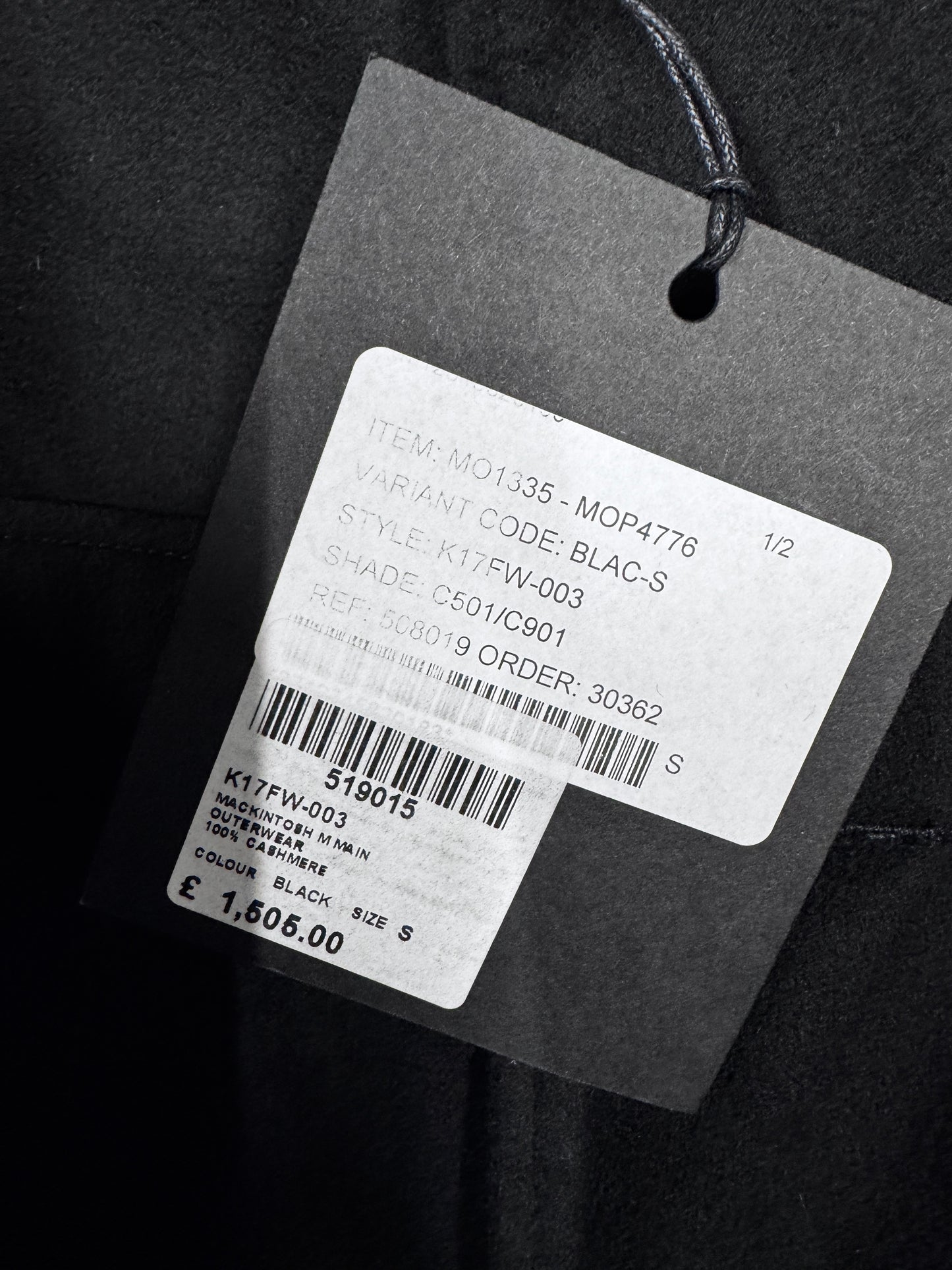 Mackintosh x Kiko Kostadinov Taped Coat