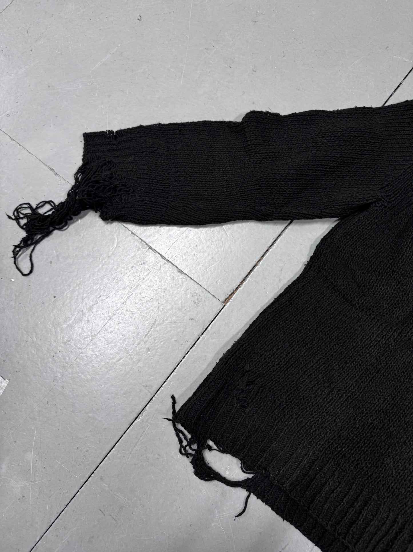 Number (N)ine AW03 Touch Me I'm Sick Destroyed Knit