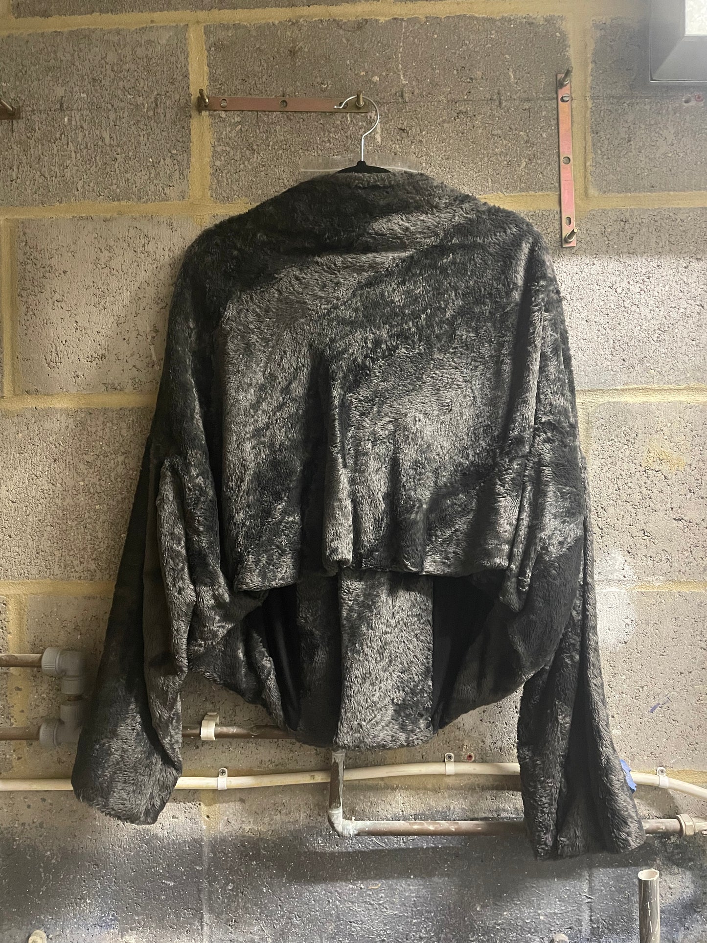 Yohji Yamamoto Fur cocoon jacket