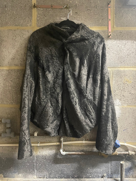 Yohji Yamamoto Fur cocoon jacket