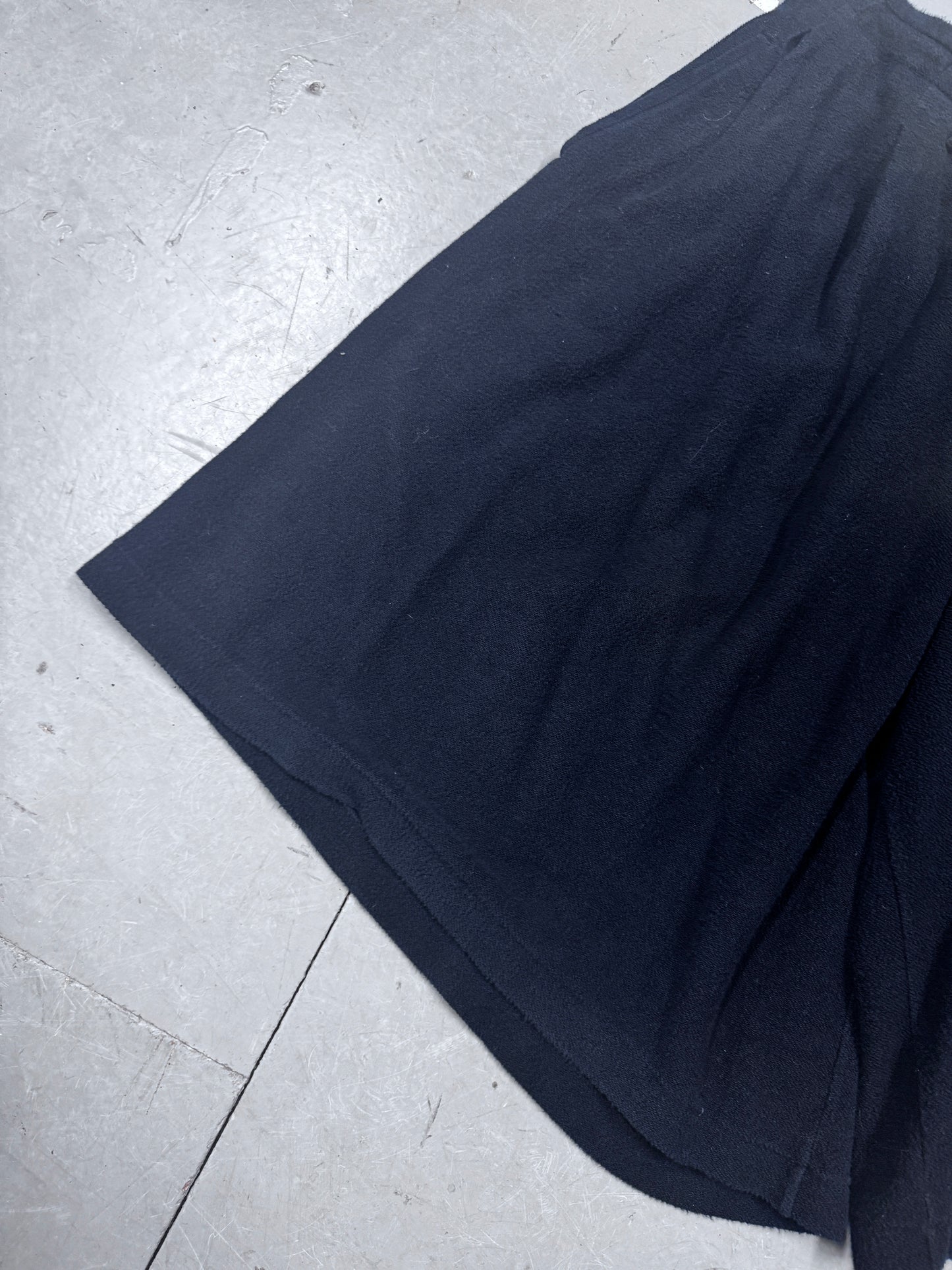 Yohji Yamamoto Pour Homme Wool 3/4 Wide Shorts