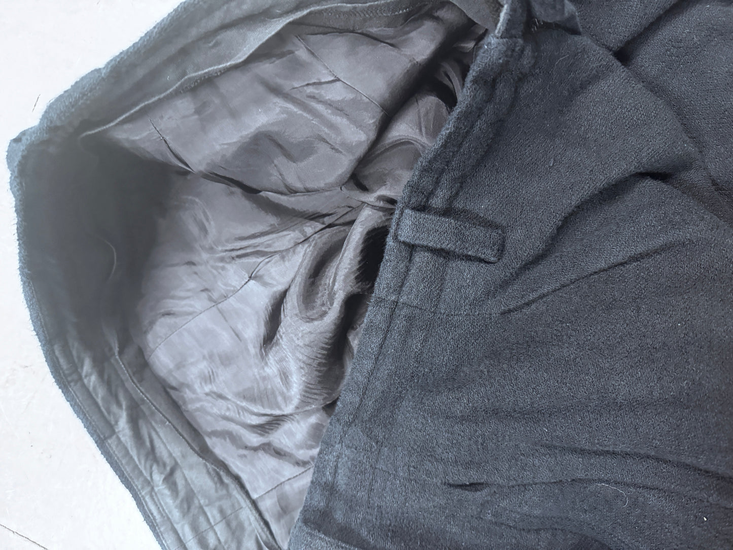 Yohji Yamamoto Pour Homme Wool 3/4 Wide Shorts