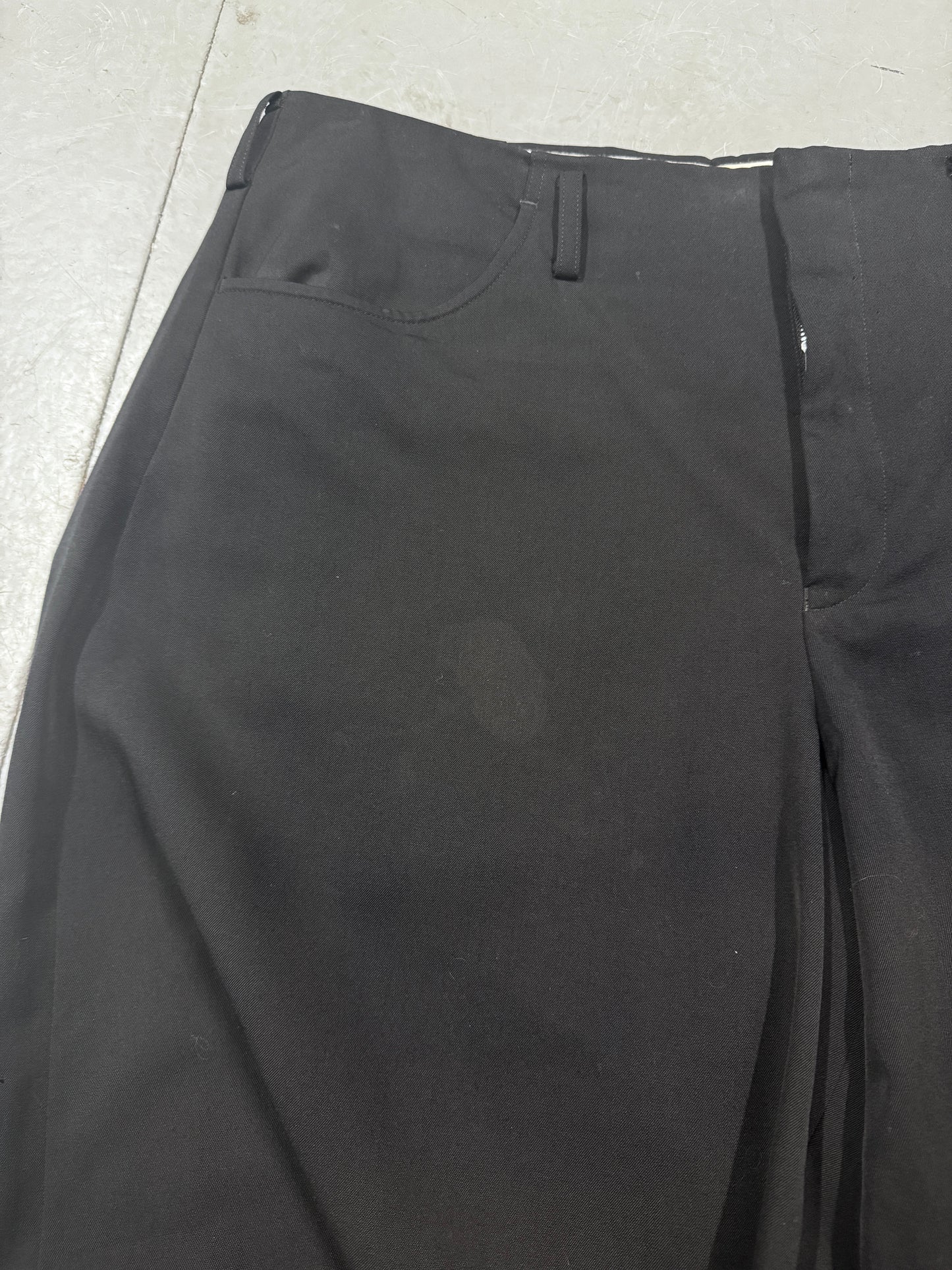 Comme Des Garcons Homme Plus Balloon Curved Trouser