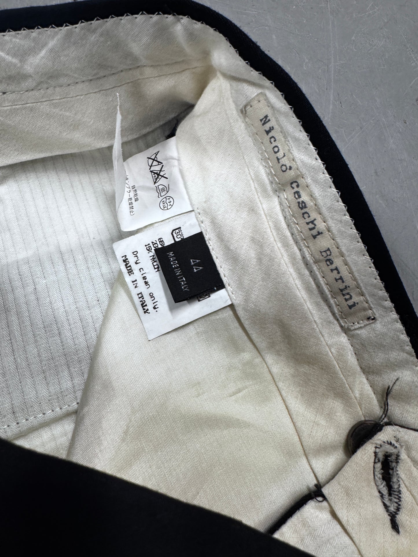 Nicolo Ceschi Berrini Hand Sewn Trouser