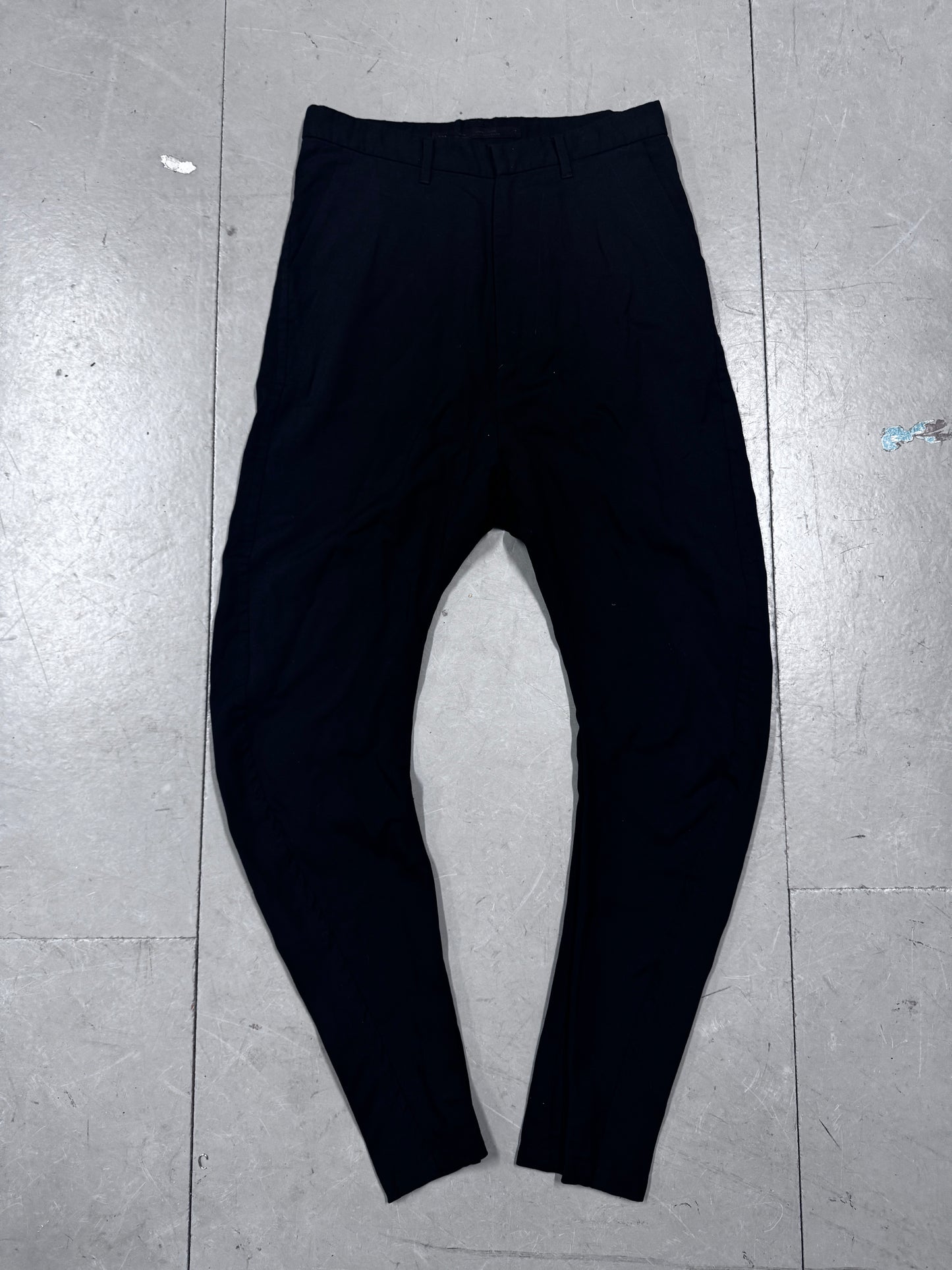 Julius Curved Leg Wool Trouser