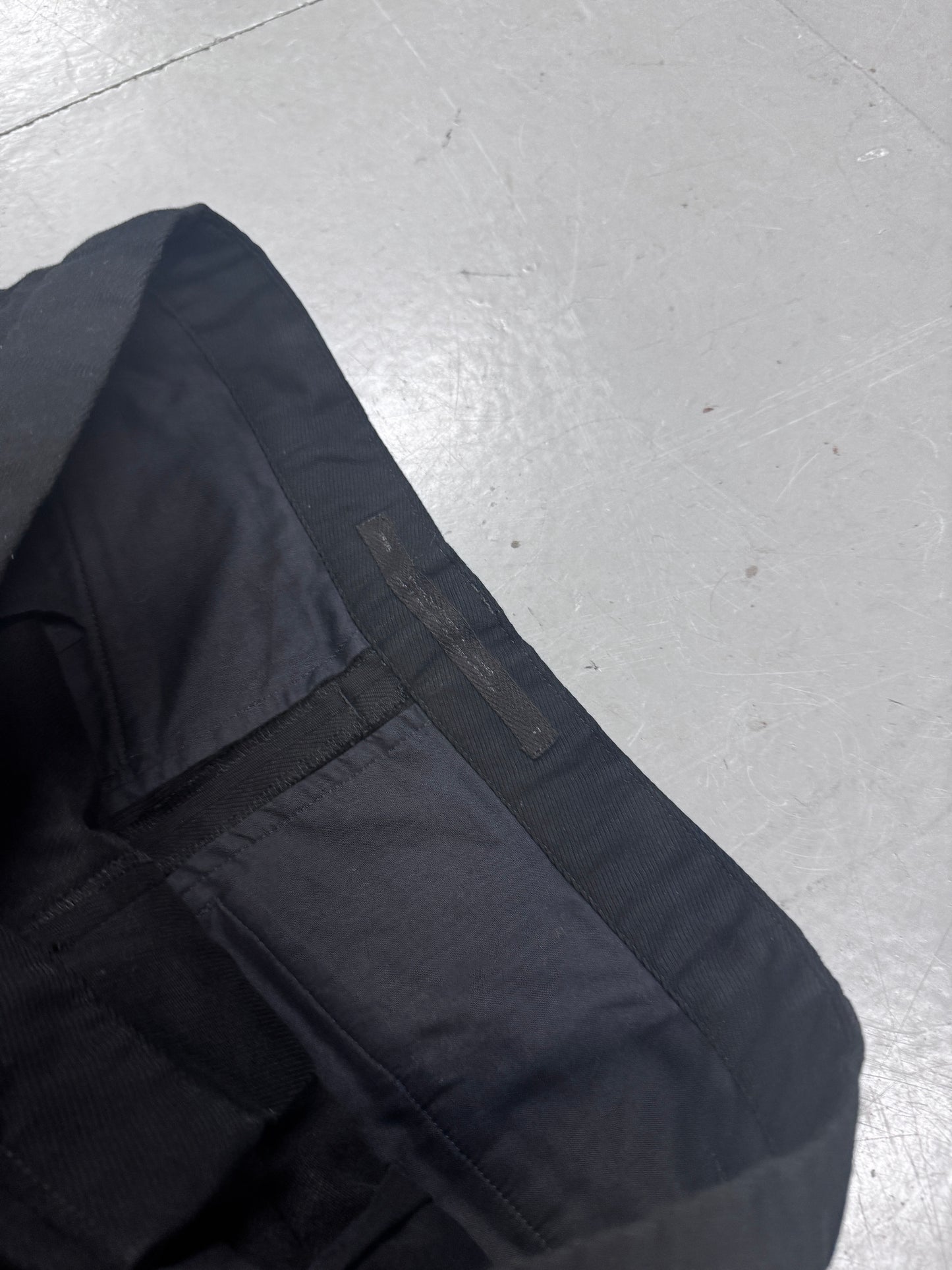 Julius Curved Leg Wool Trouser