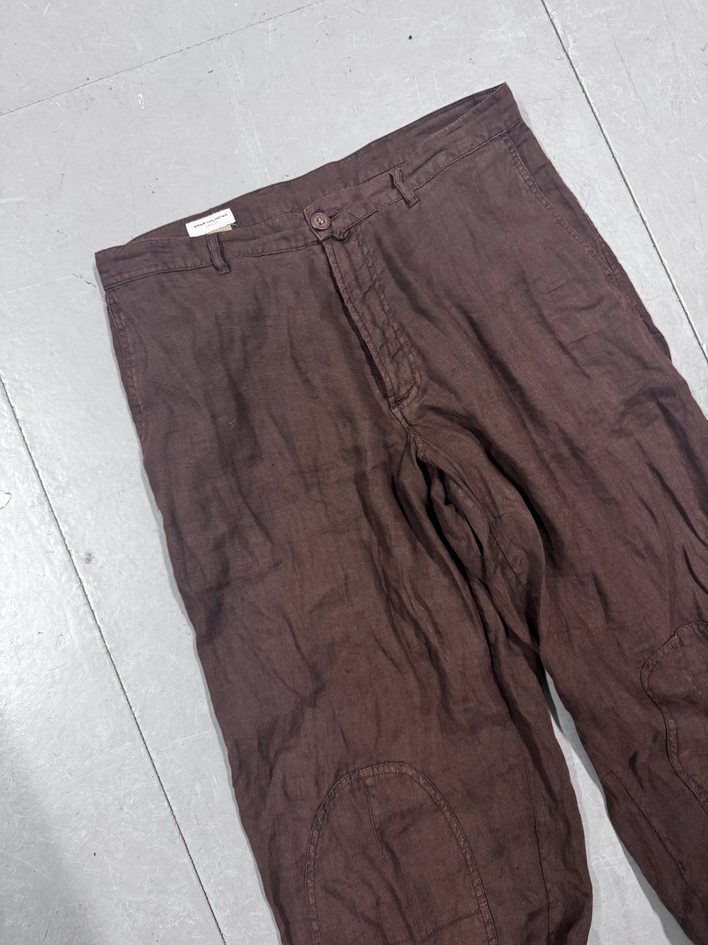 Dries Van Noten Linen Pilot Trouser