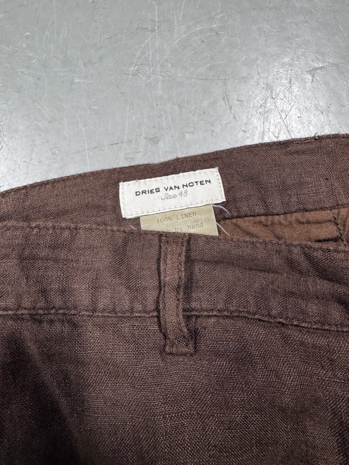 Dries Van Noten Linen Pilot Trouser