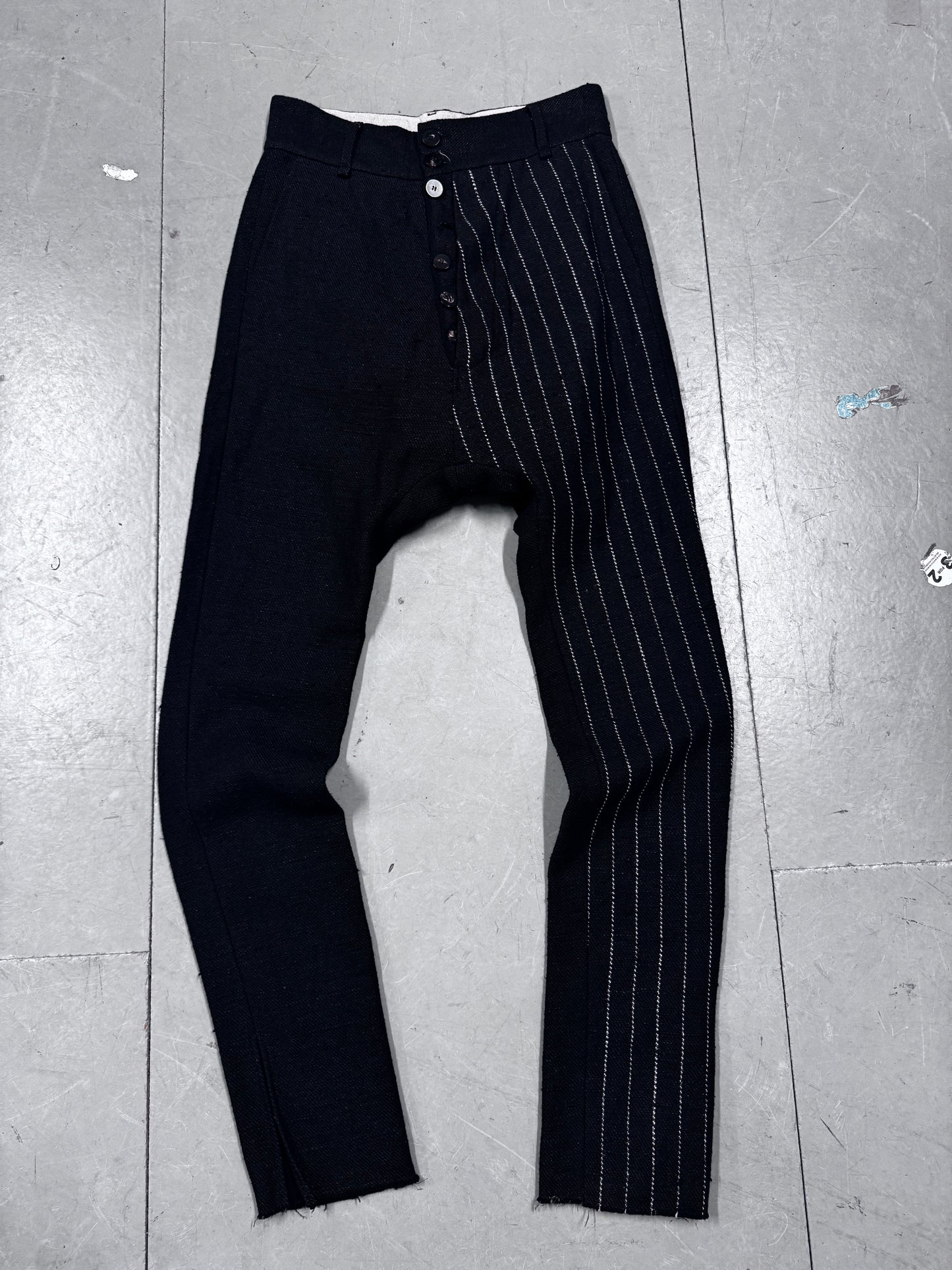 Cedric Jacquemyn Wool Drop Crotch Trouser