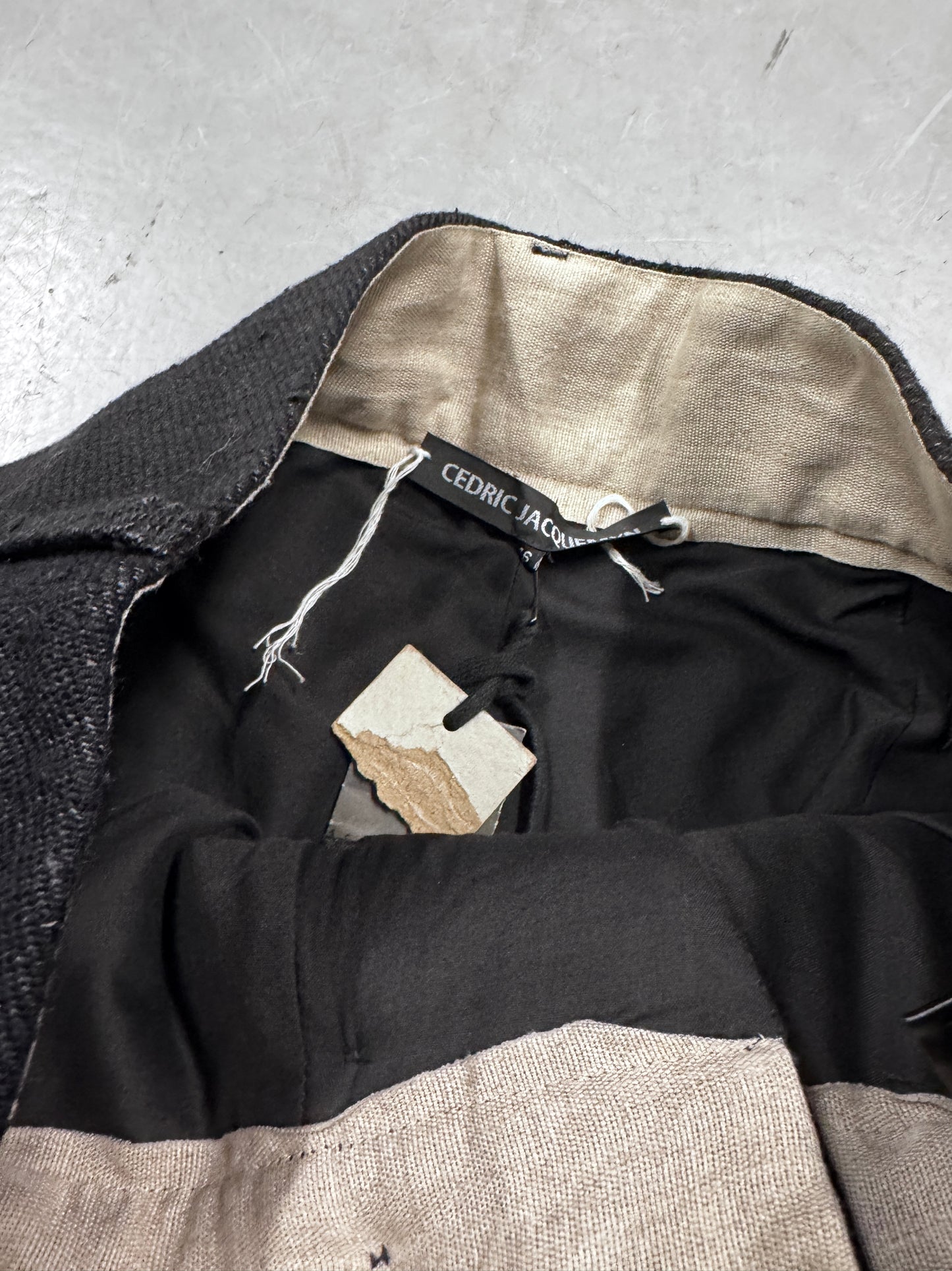 Cedric Jacquemyn Wool Drop Crotch Trouser