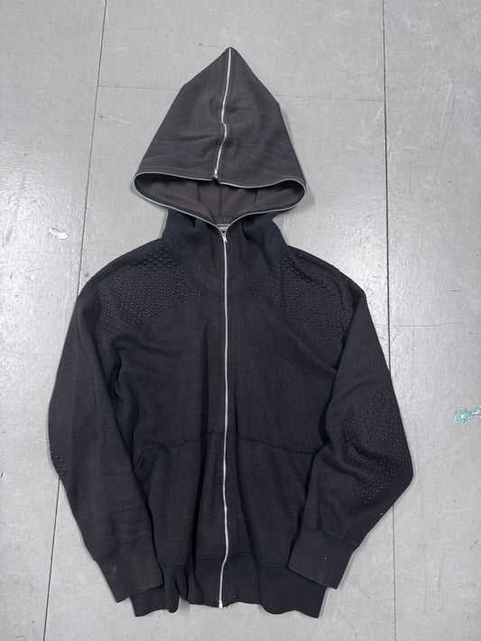 Issey Miyake Early 80s Full Zip Rubberised hoodie