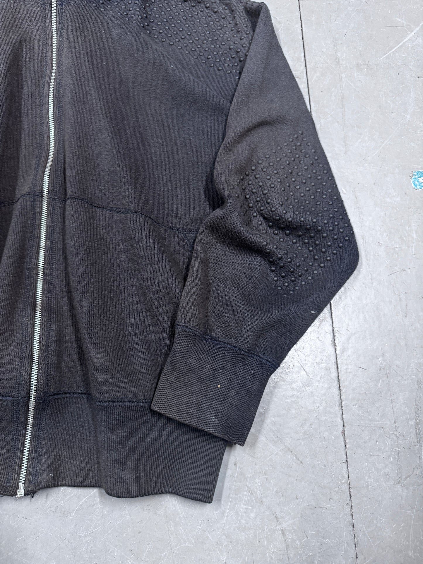 Issey Miyake Early 80s Full Zip Rubberised hoodie