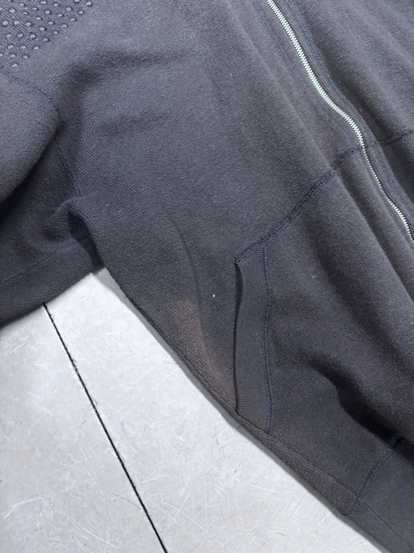 Issey Miyake Early 80s Full Zip Rubberised hoodie