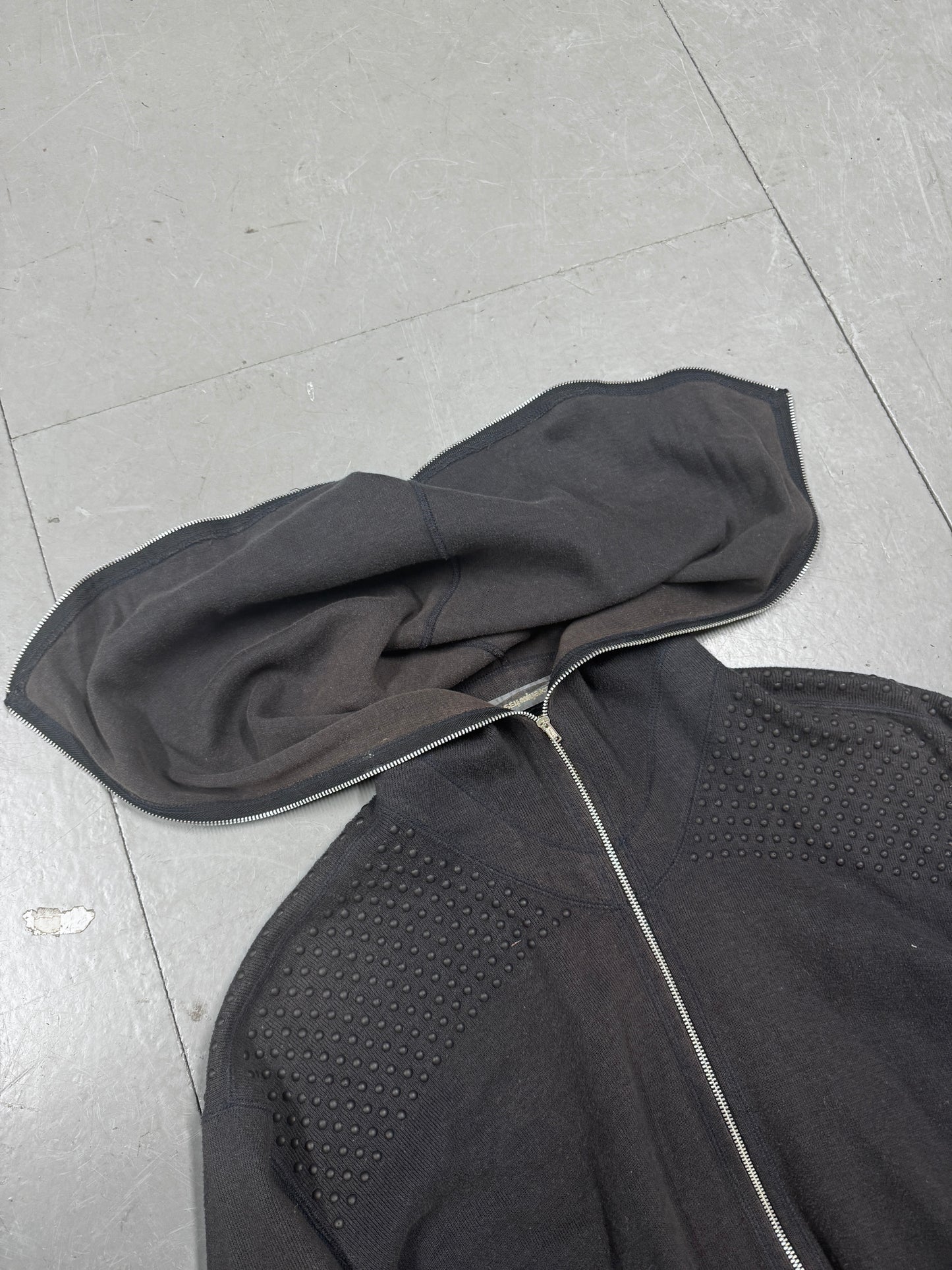 Issey Miyake Early 80s Full Zip Rubberised hoodie