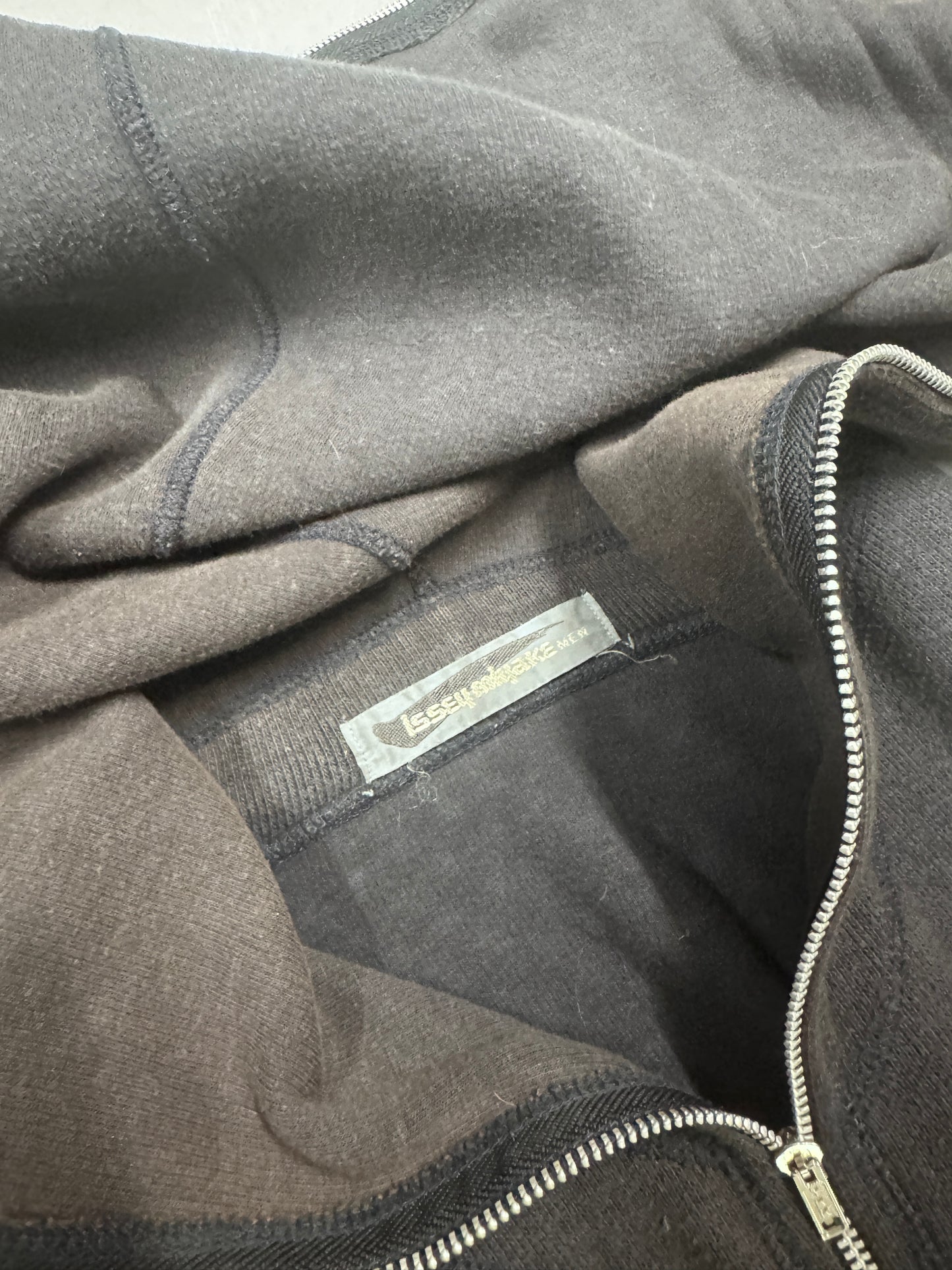 Issey Miyake Early 80s Full Zip Rubberised hoodie