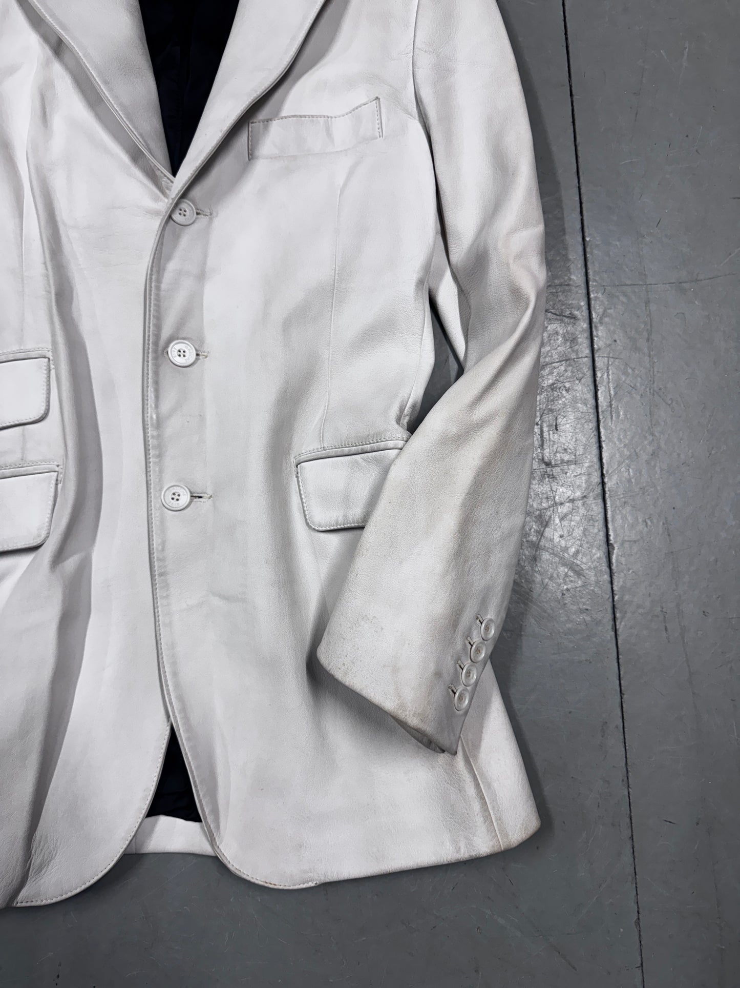 YSL Rive Gauche SS00 Hedi Slimane Lambskin Blazer