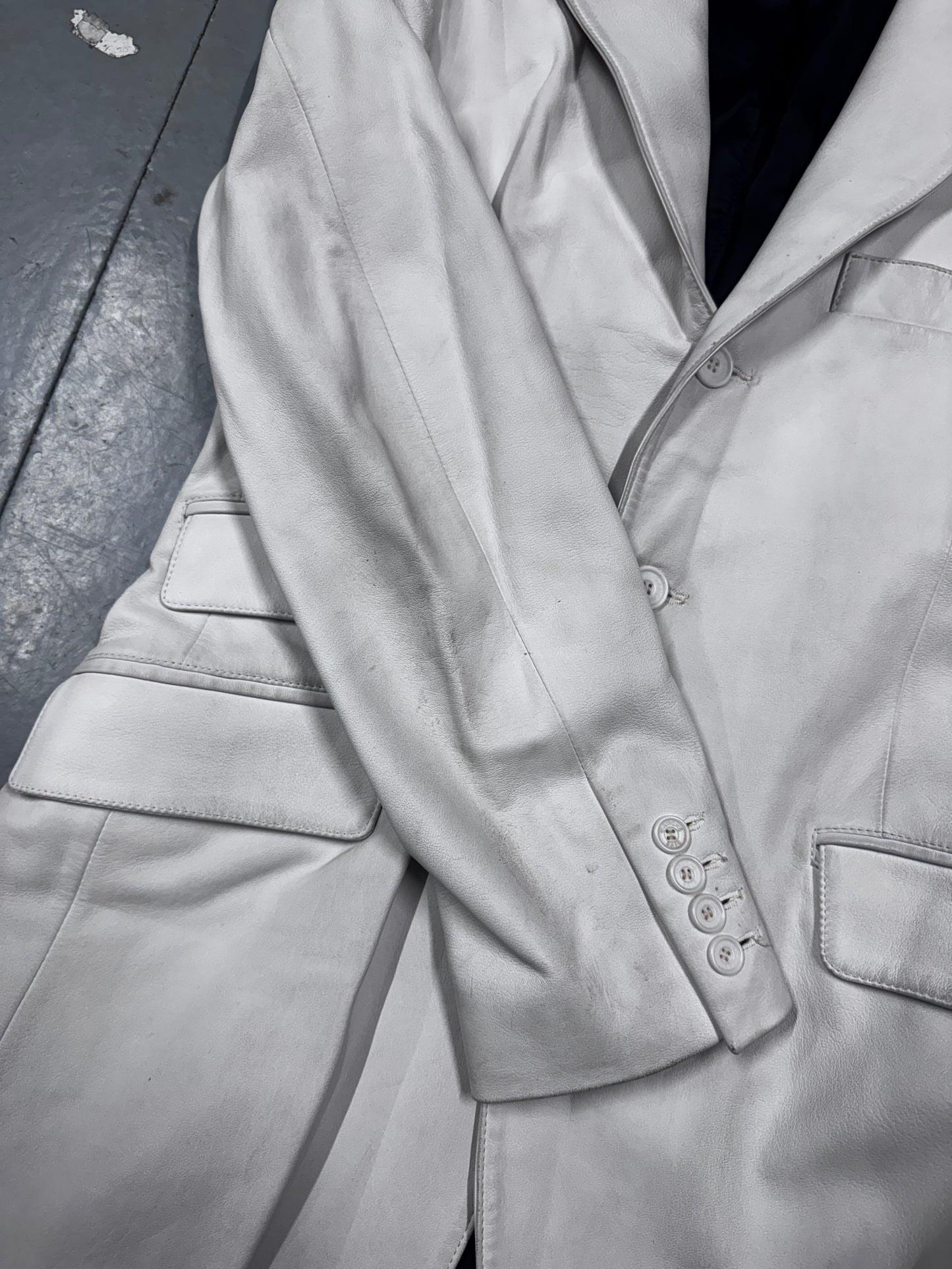 YSL Rive Gauche SS00 Hedi Slimane Lambskin Blazer