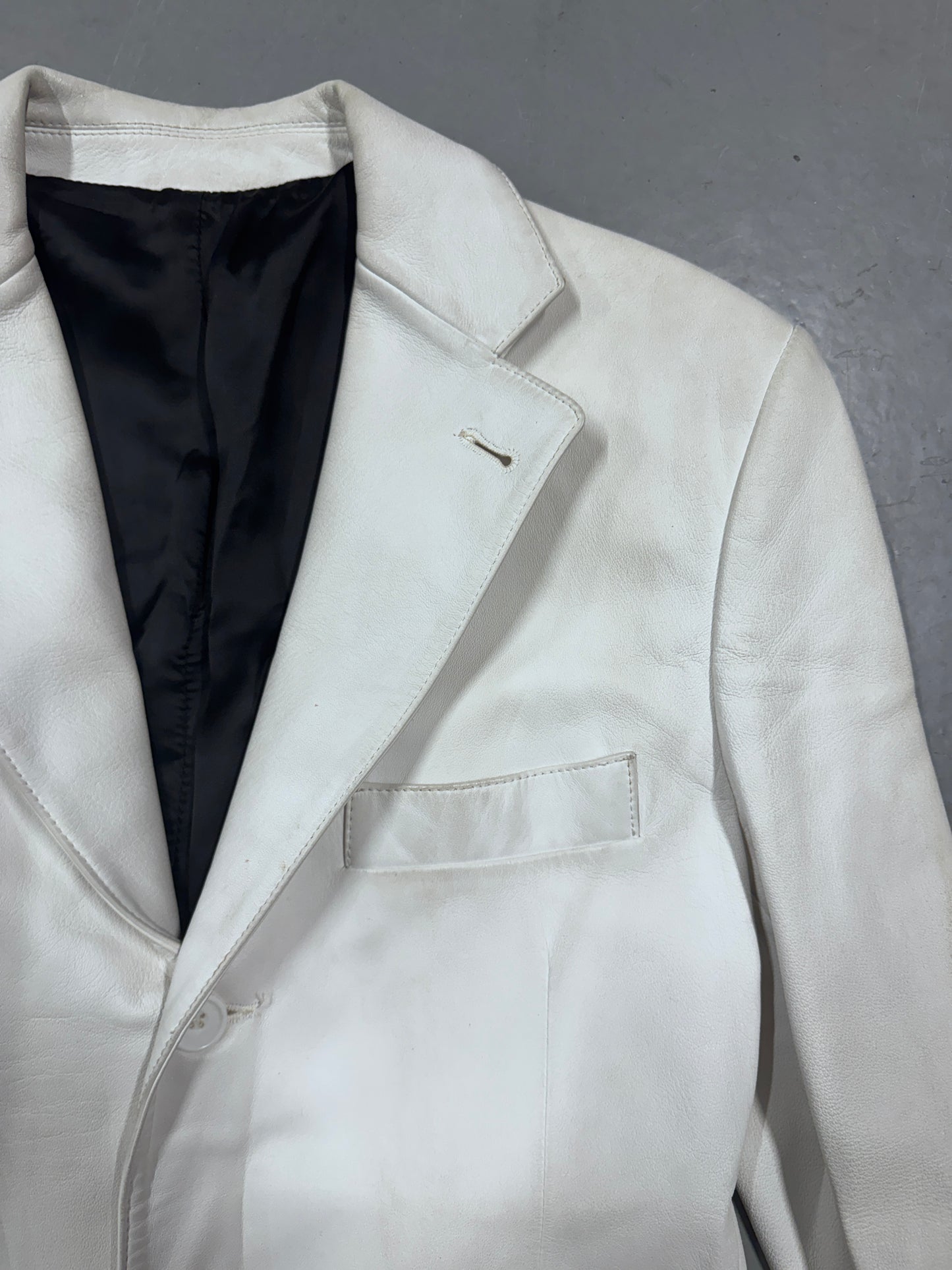 YSL Rive Gauche SS00 Hedi Slimane Lambskin Blazer