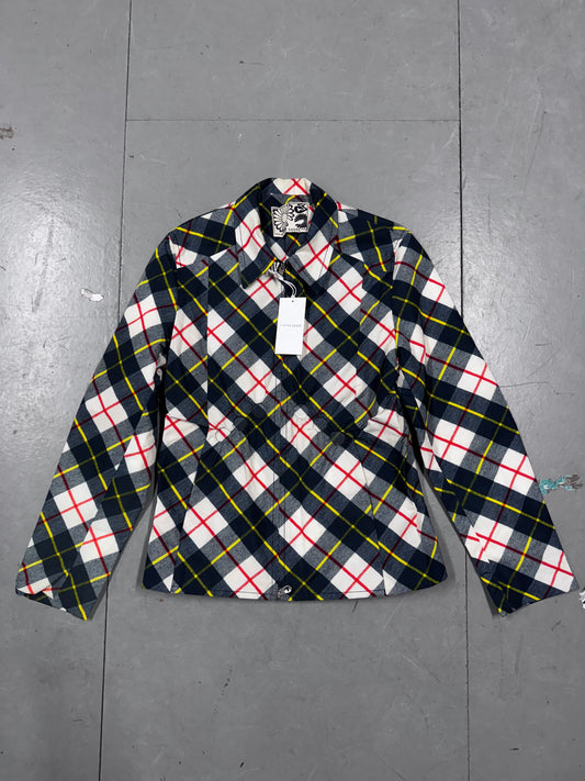 Stefan Cooke SS19 Perspex Stud Tartan Jacket
