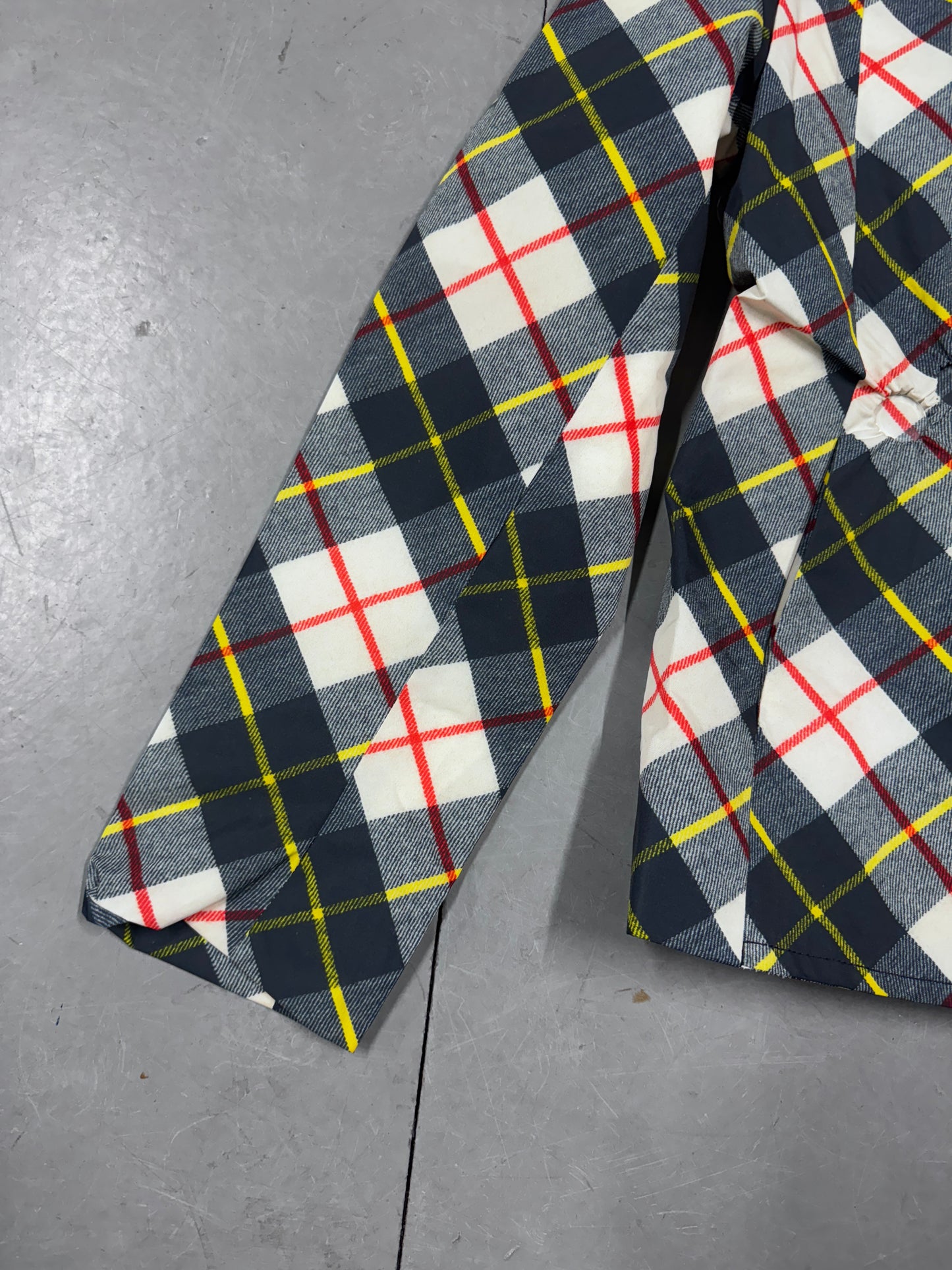 Stefan Cooke SS19 Perspex Stud Tartan Jacket