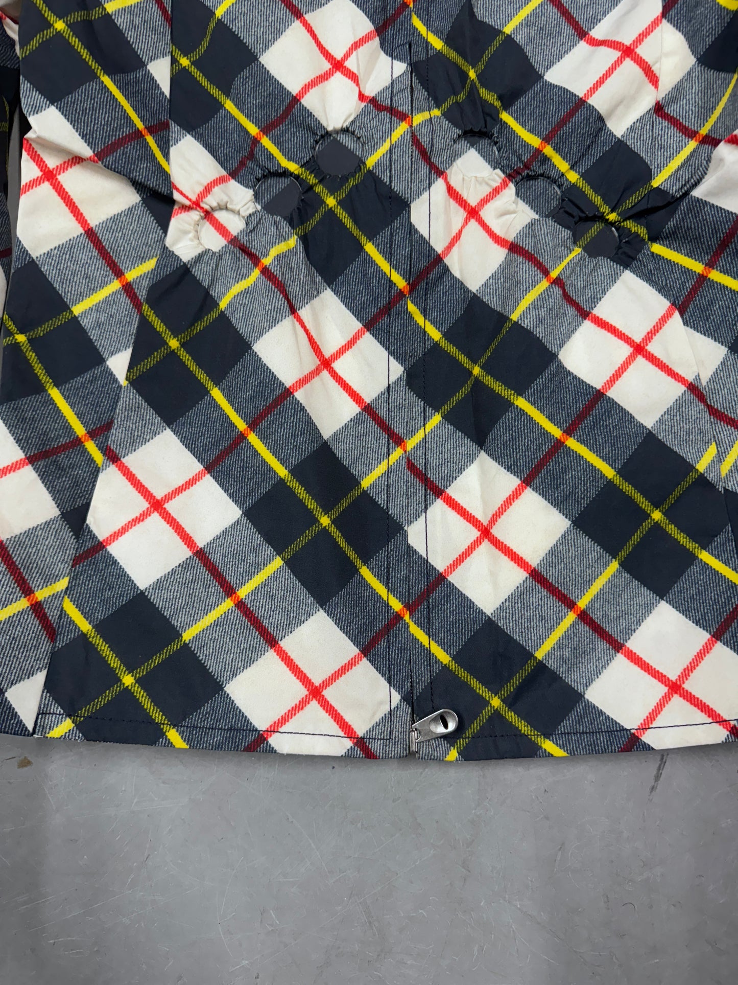 Stefan Cooke SS19 Perspex Stud Tartan Jacket