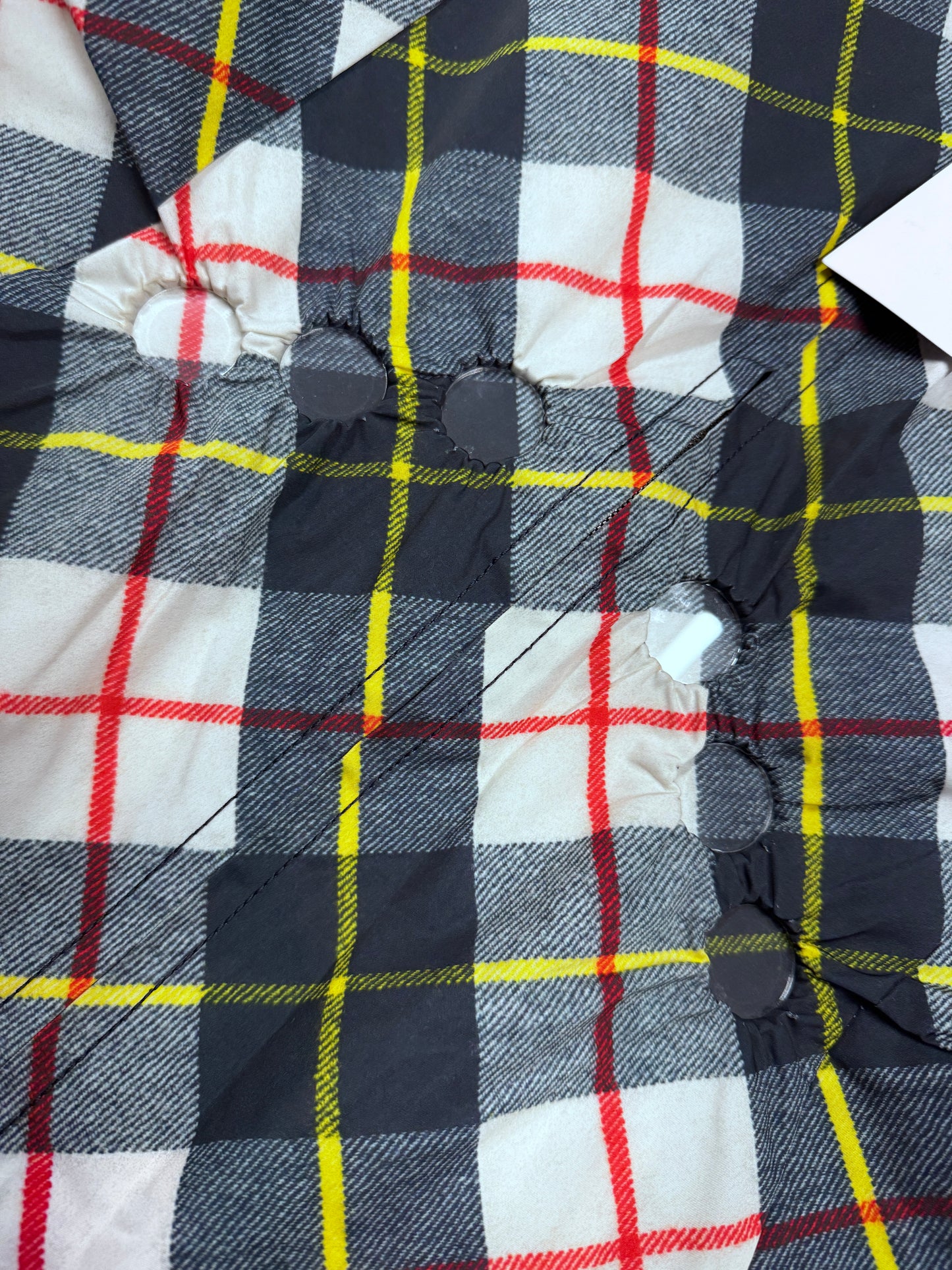 Stefan Cooke SS19 Perspex Stud Tartan Jacket