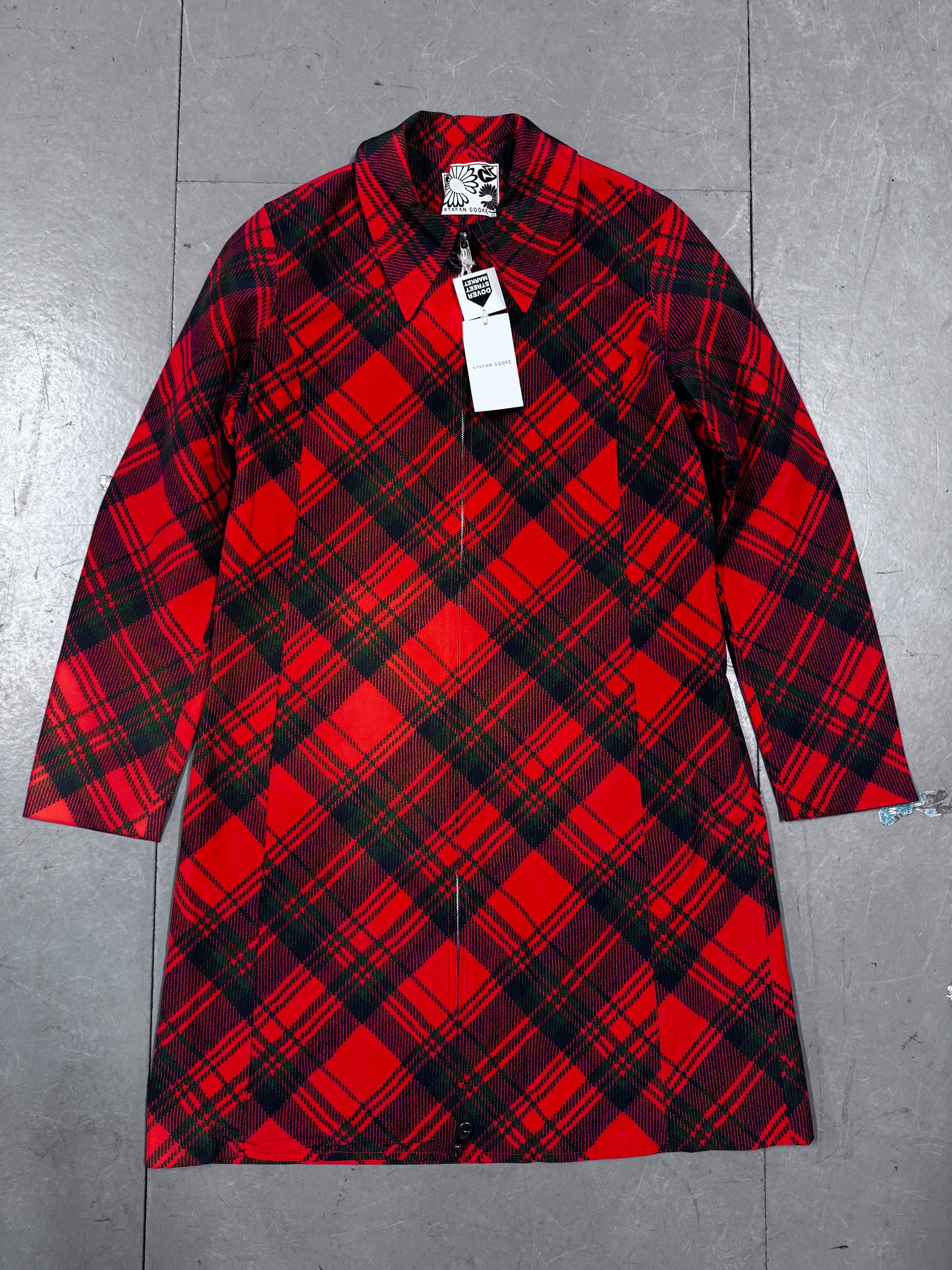 Stefan Cooke SS19 Tartan Coat