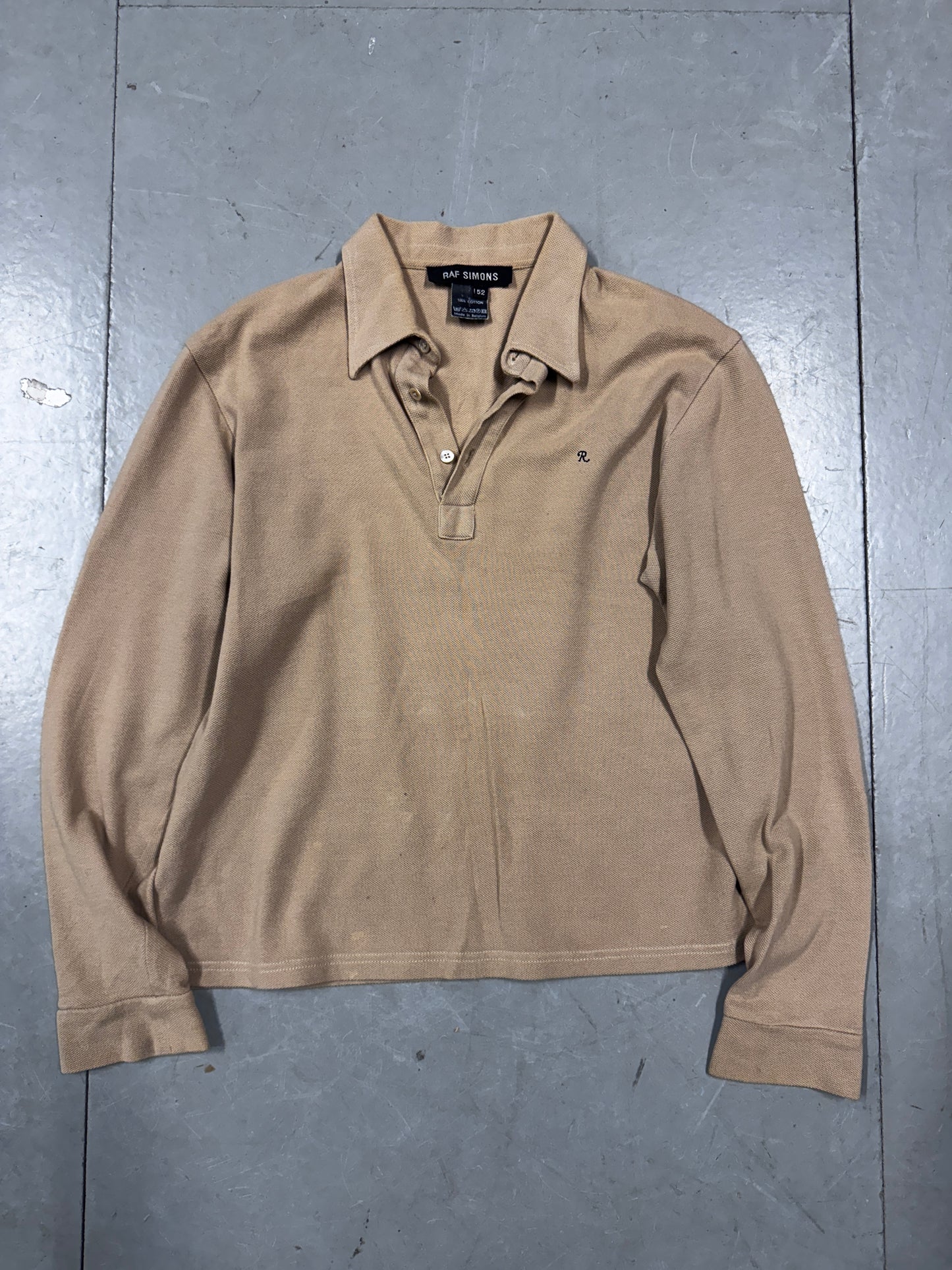 Raf Simons Kinetic Youth SS99 Cropped Polo