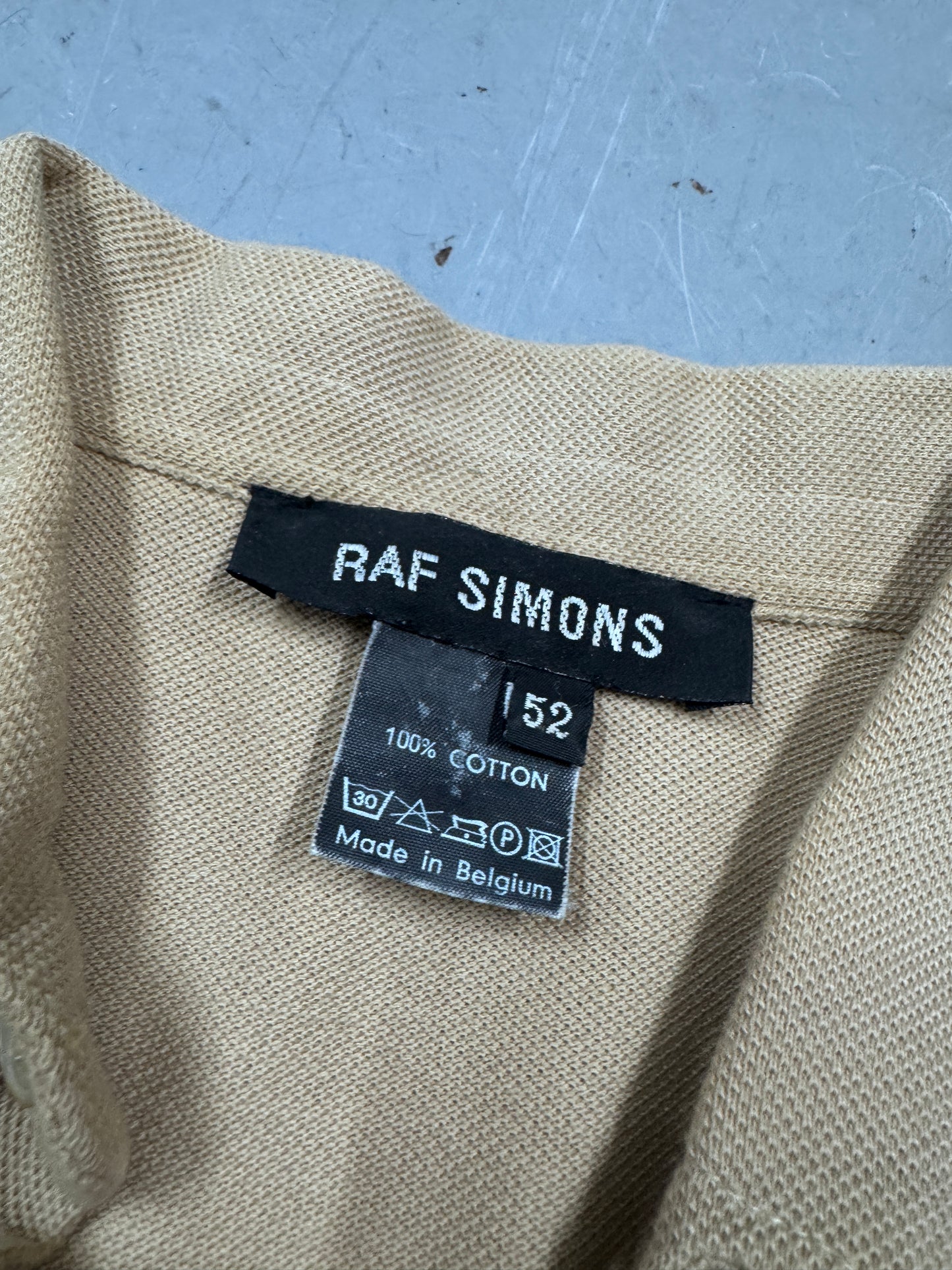 Raf Simons Kinetic Youth SS99 Cropped Polo