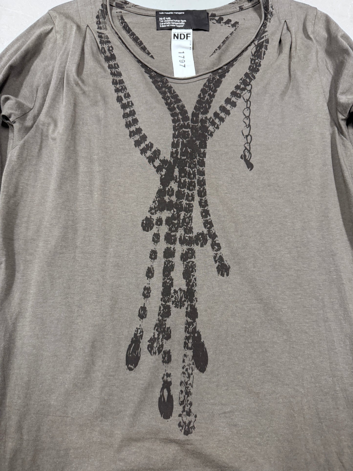 Masahiko Maruyama Necklace Print Tee