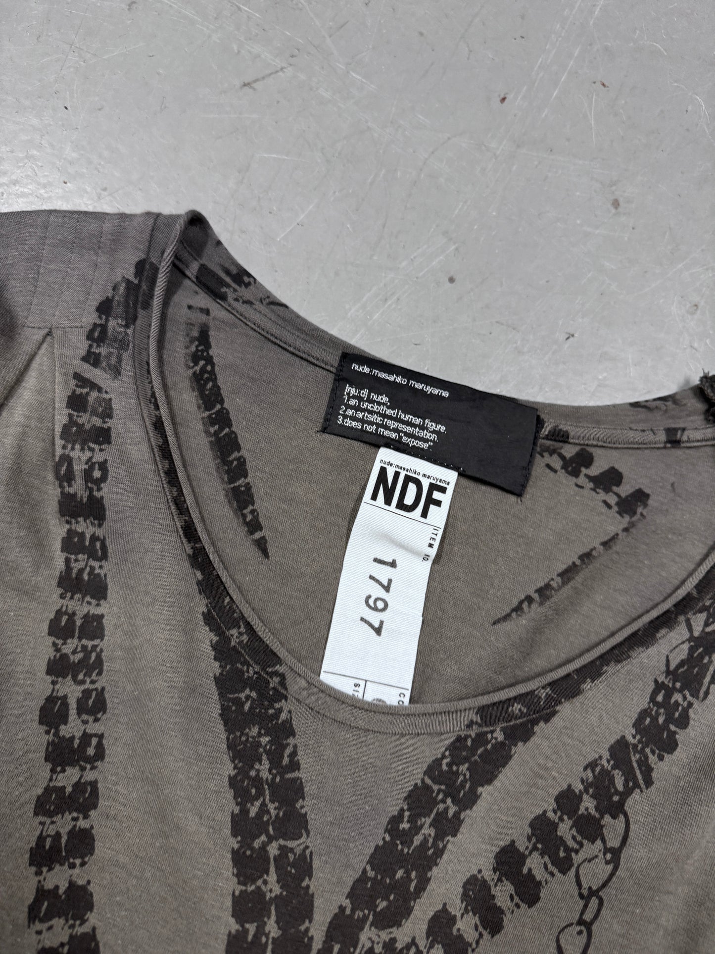 Masahiko Maruyama Necklace Print Tee