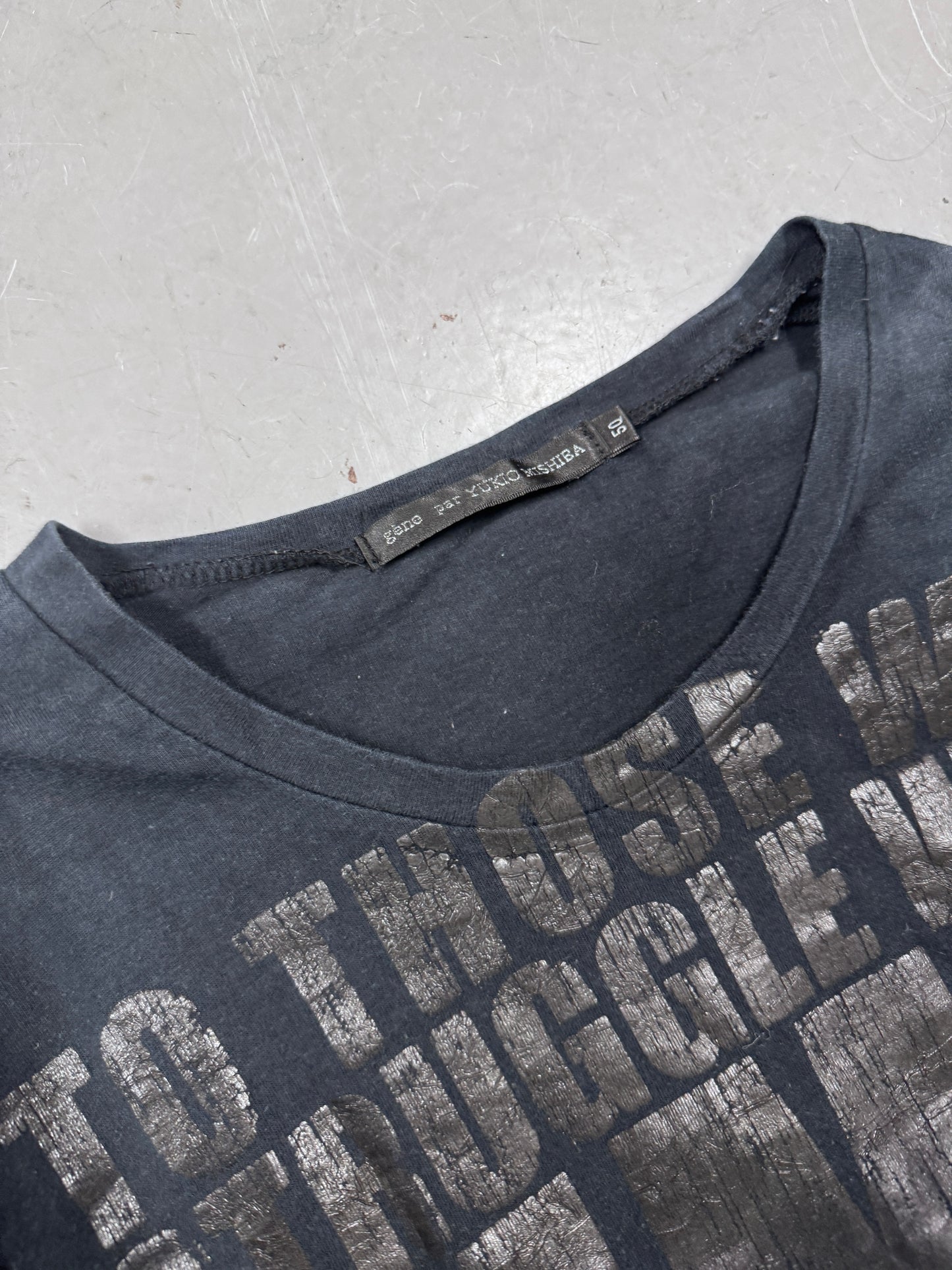 Yukio Mishiba Text Longsleeve