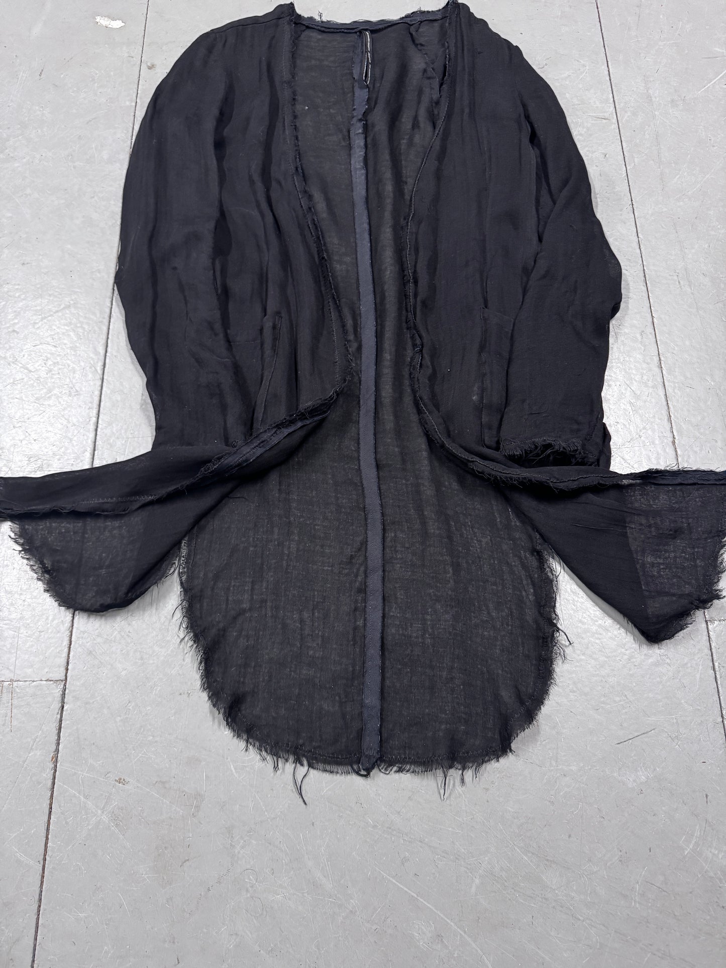 Masahiko Maruyama Raw Seam Button Cardigan