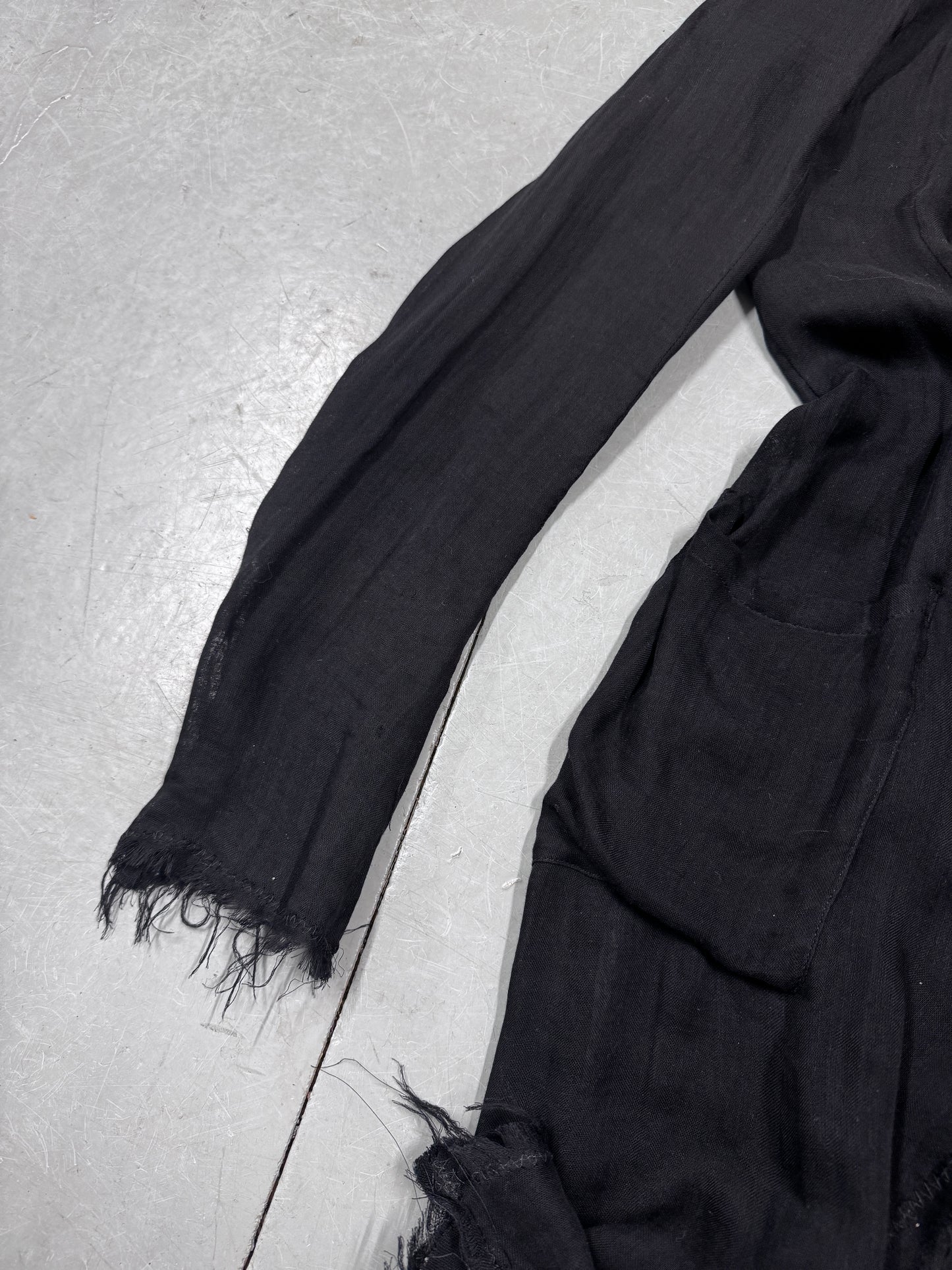 Masahiko Maruyama Raw Seam Button Cardigan