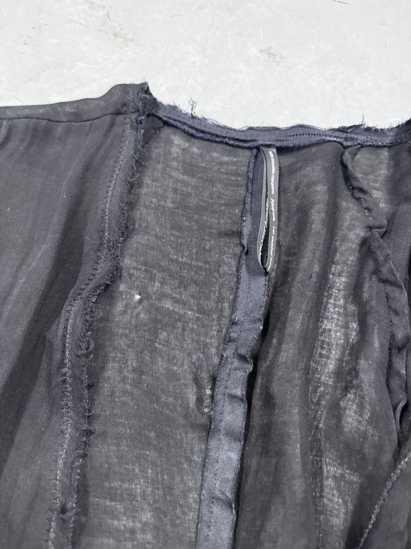 Masahiko Maruyama Raw Seam Button Cardigan