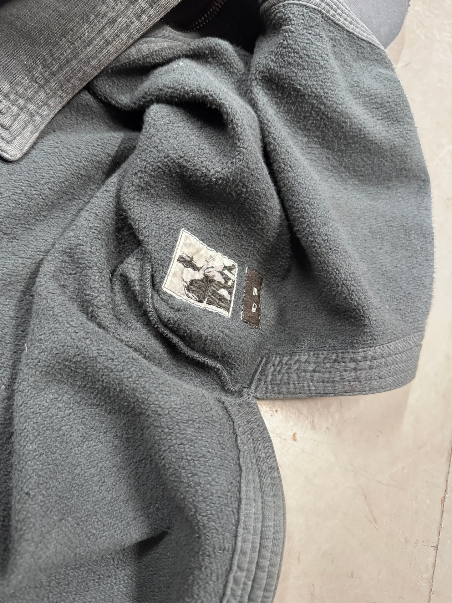 Rick Owens drkshdw Long Zip Up Hoodie Vest