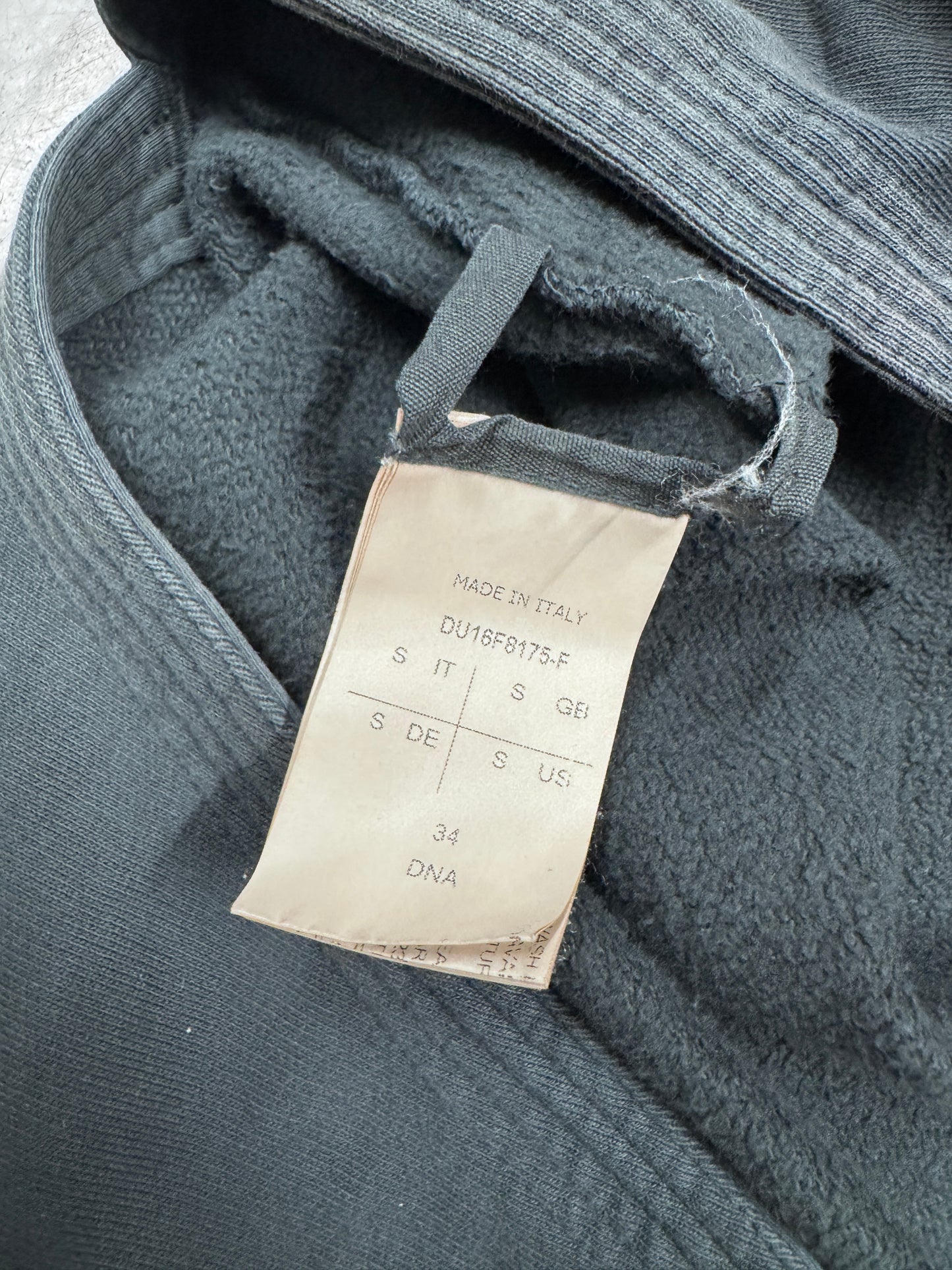 Rick Owens drkshdw Long Zip Up Hoodie Vest