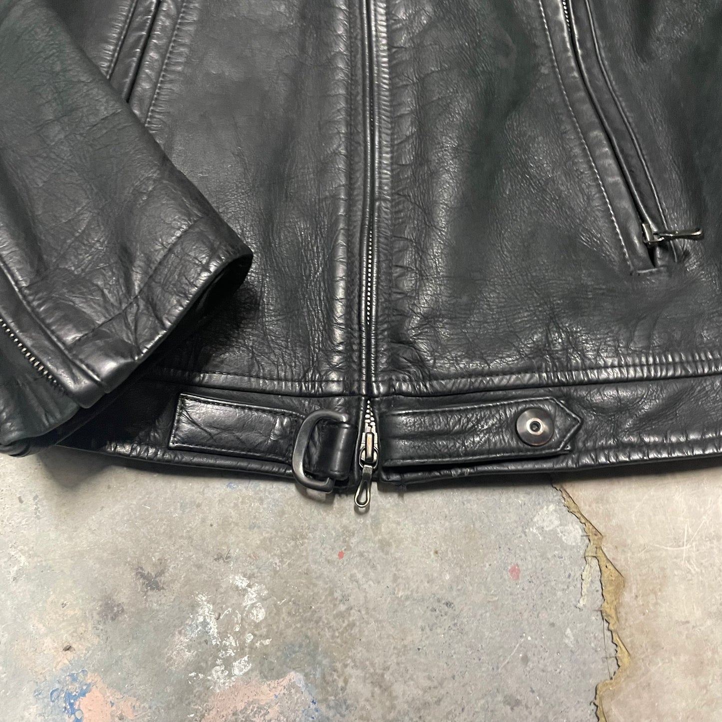 Julius x Gordini AW10 Waxed Leather Rider Jacket