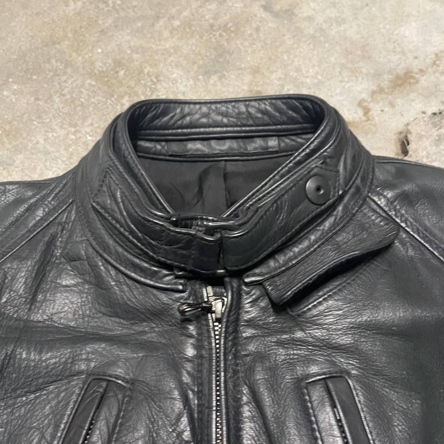 Julius x Gordini AW10 Waxed Leather Rider Jacket