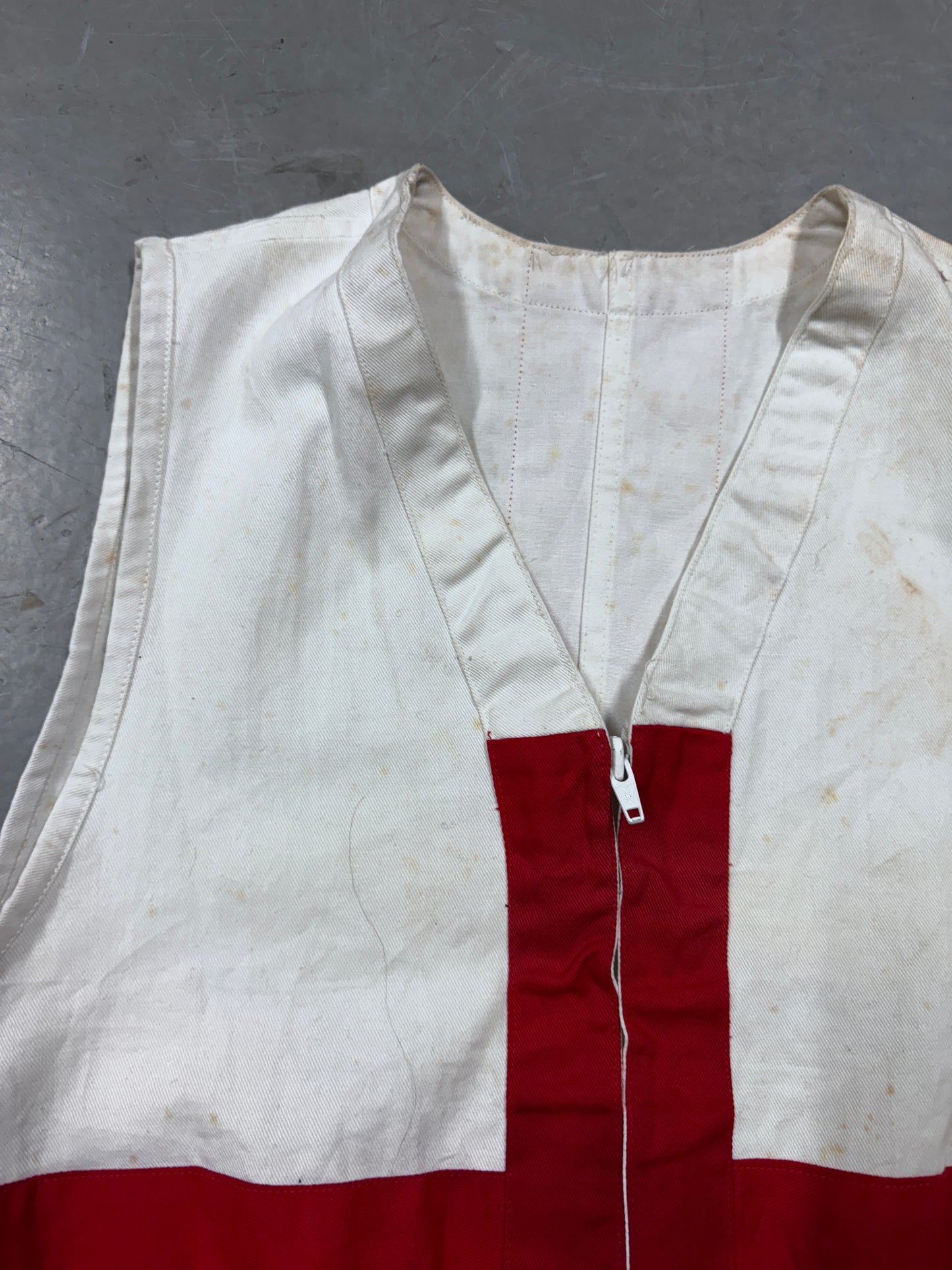 Antique British 1900s Red Cross Medical Vest