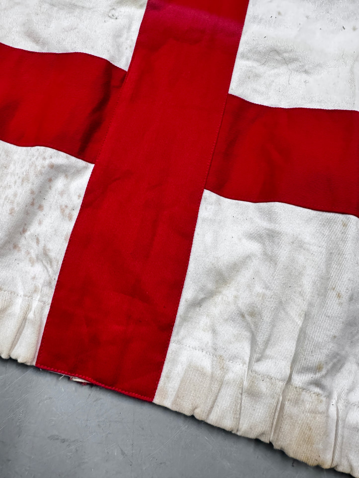 Antique British 1900s Red Cross Medical Vest