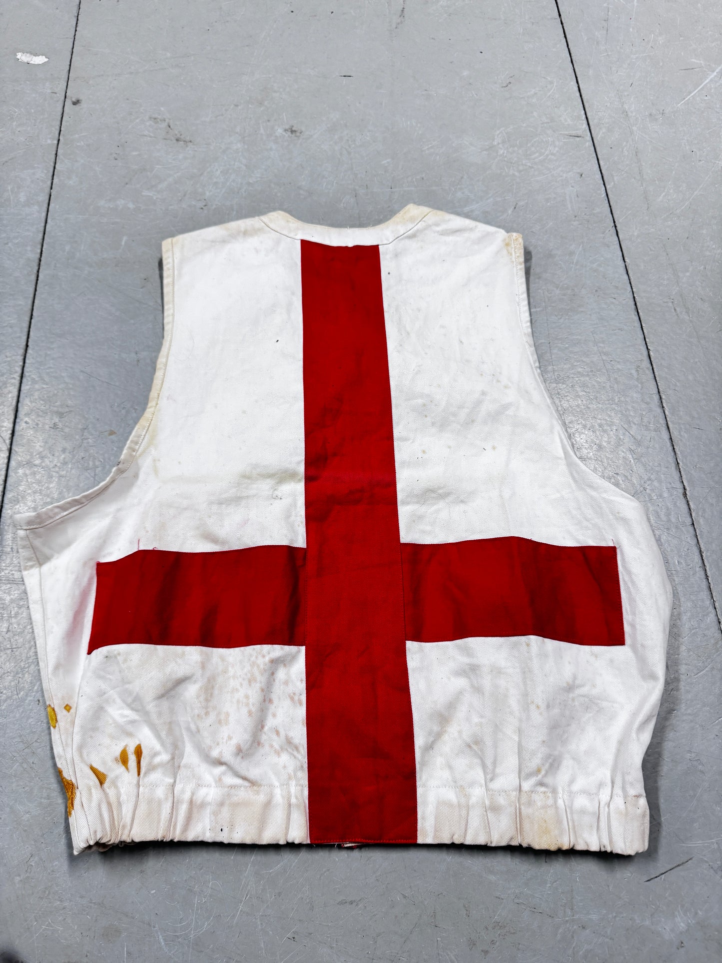 Antique British 1900s Red Cross Medical Vest