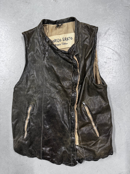 Giorgio Brato Leather vest