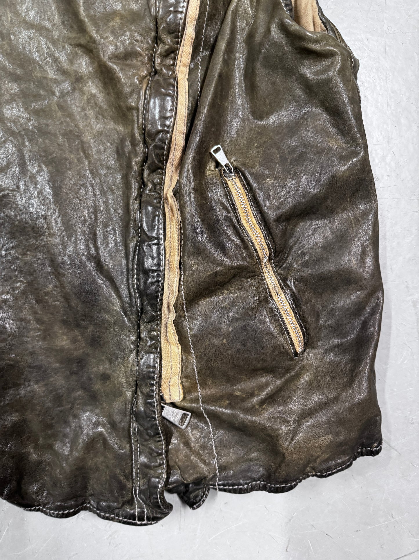 Giorgio Brato Leather vest