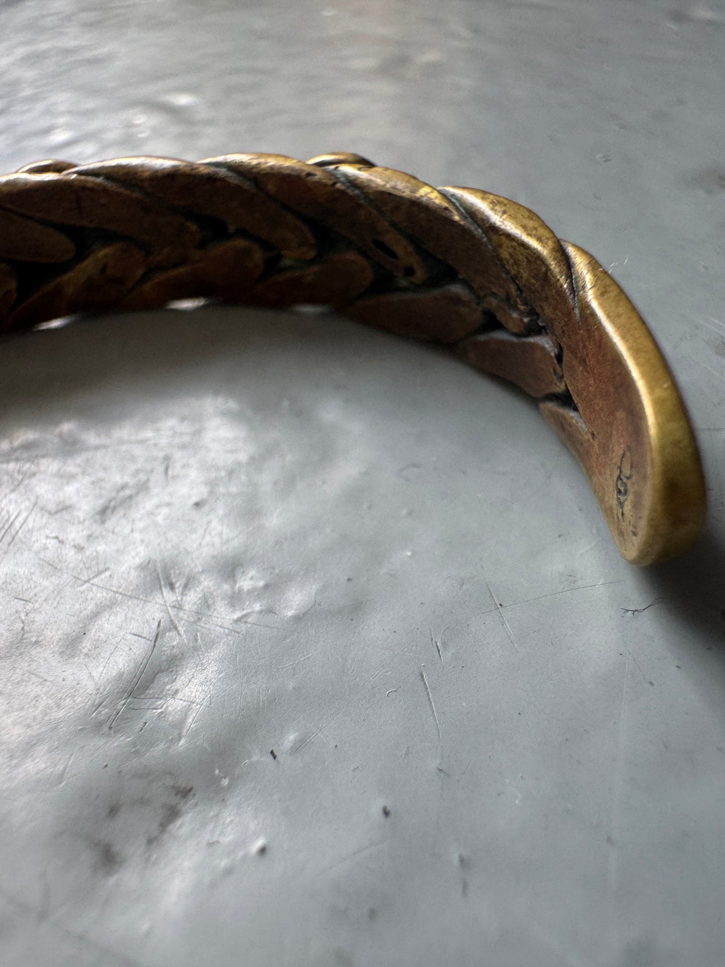 gunda spike braid bracelet