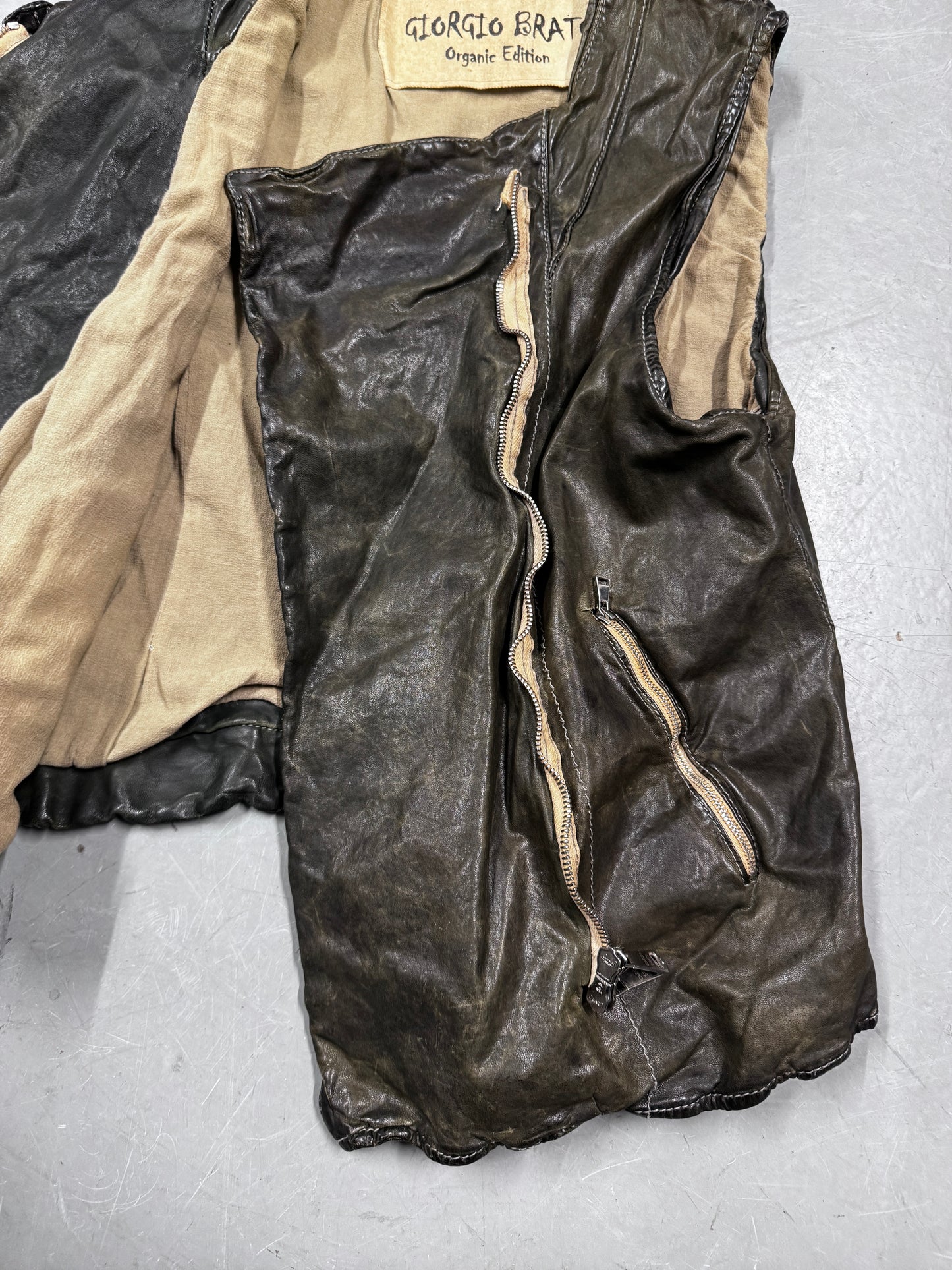 Giorgio Brato Leather vest