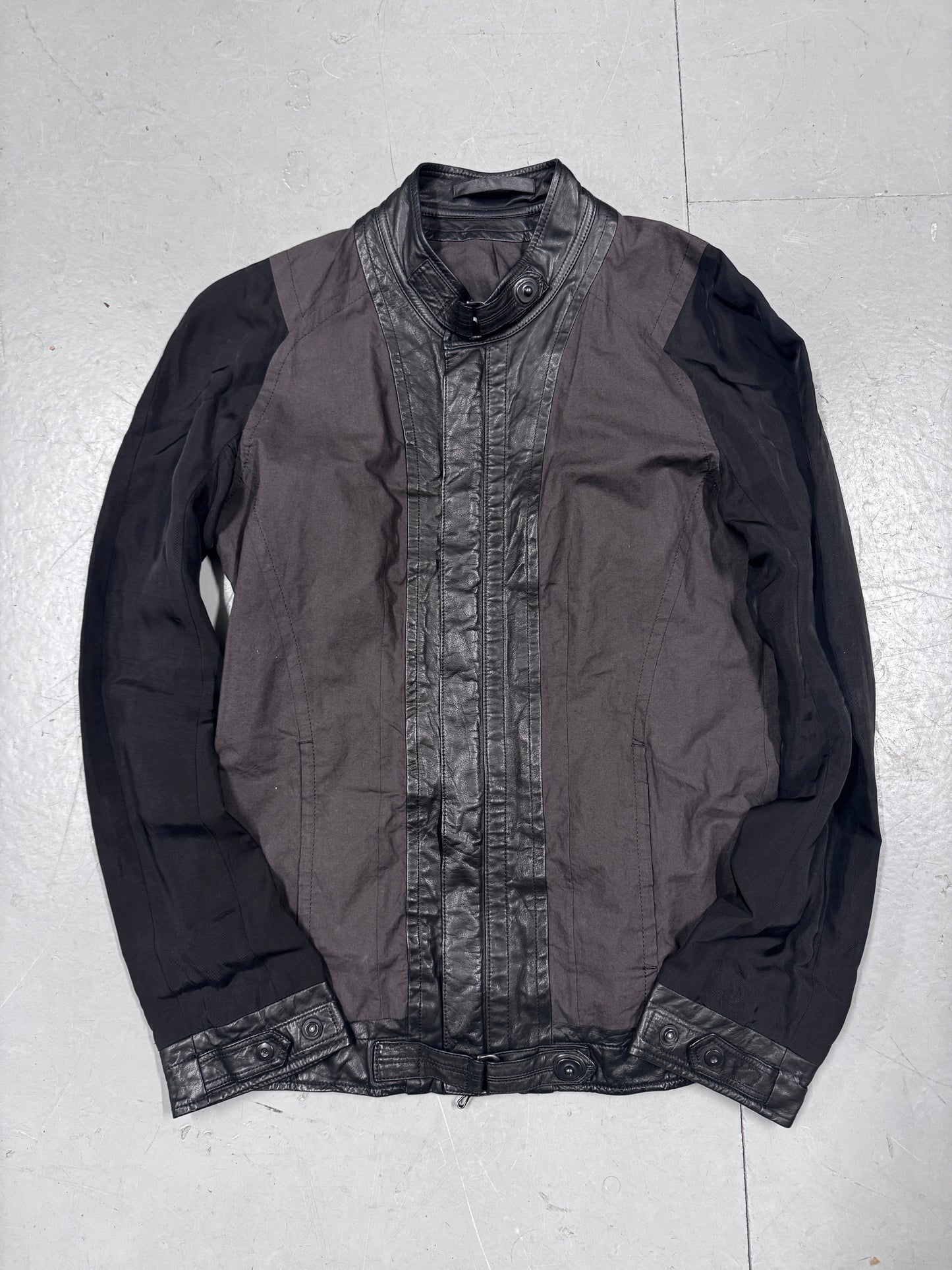 Julius SS09 Leather Trim Jacket